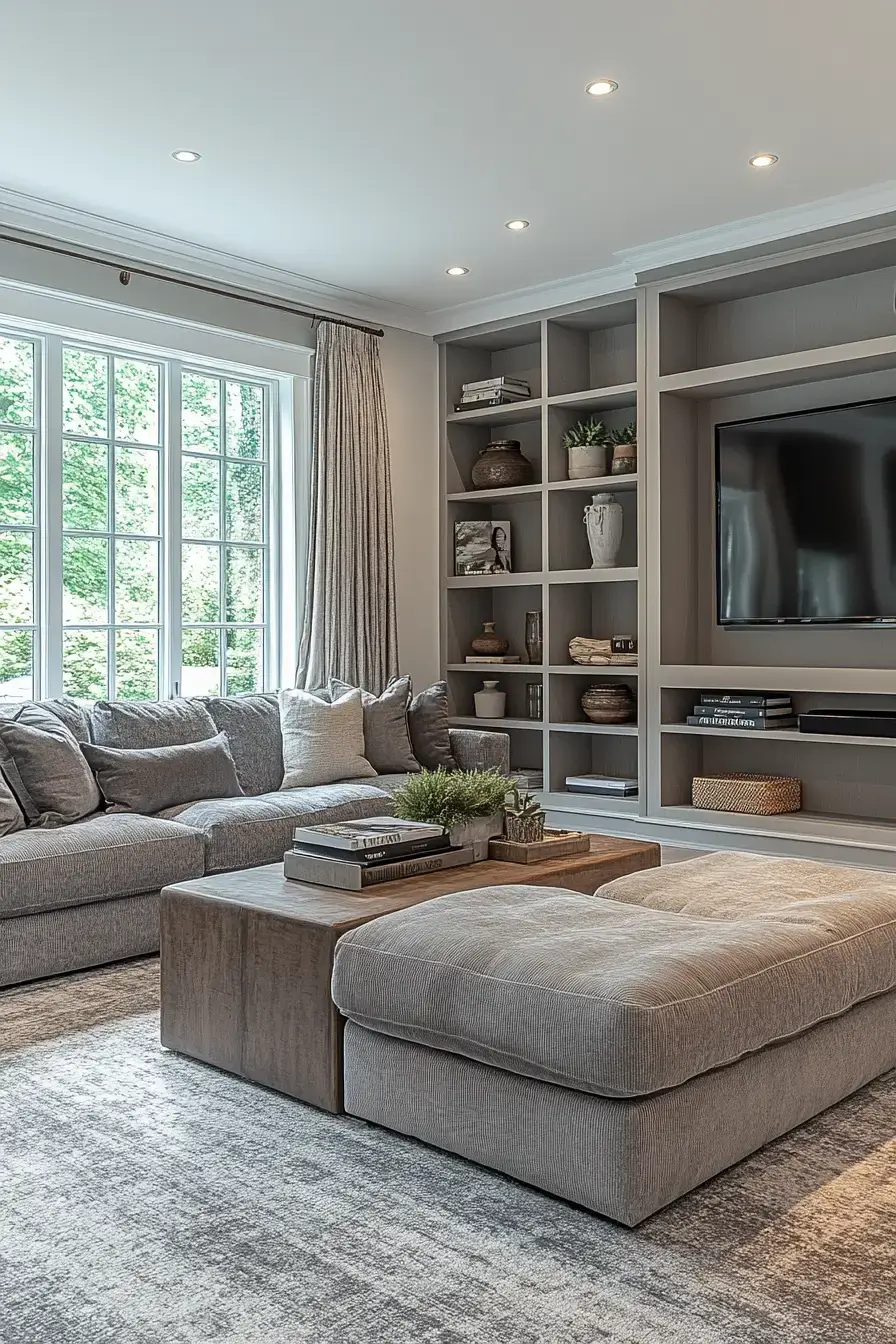 25 Grey and Beige Living Room Mixes That Actually Stay Warm 16 grey and beige living room