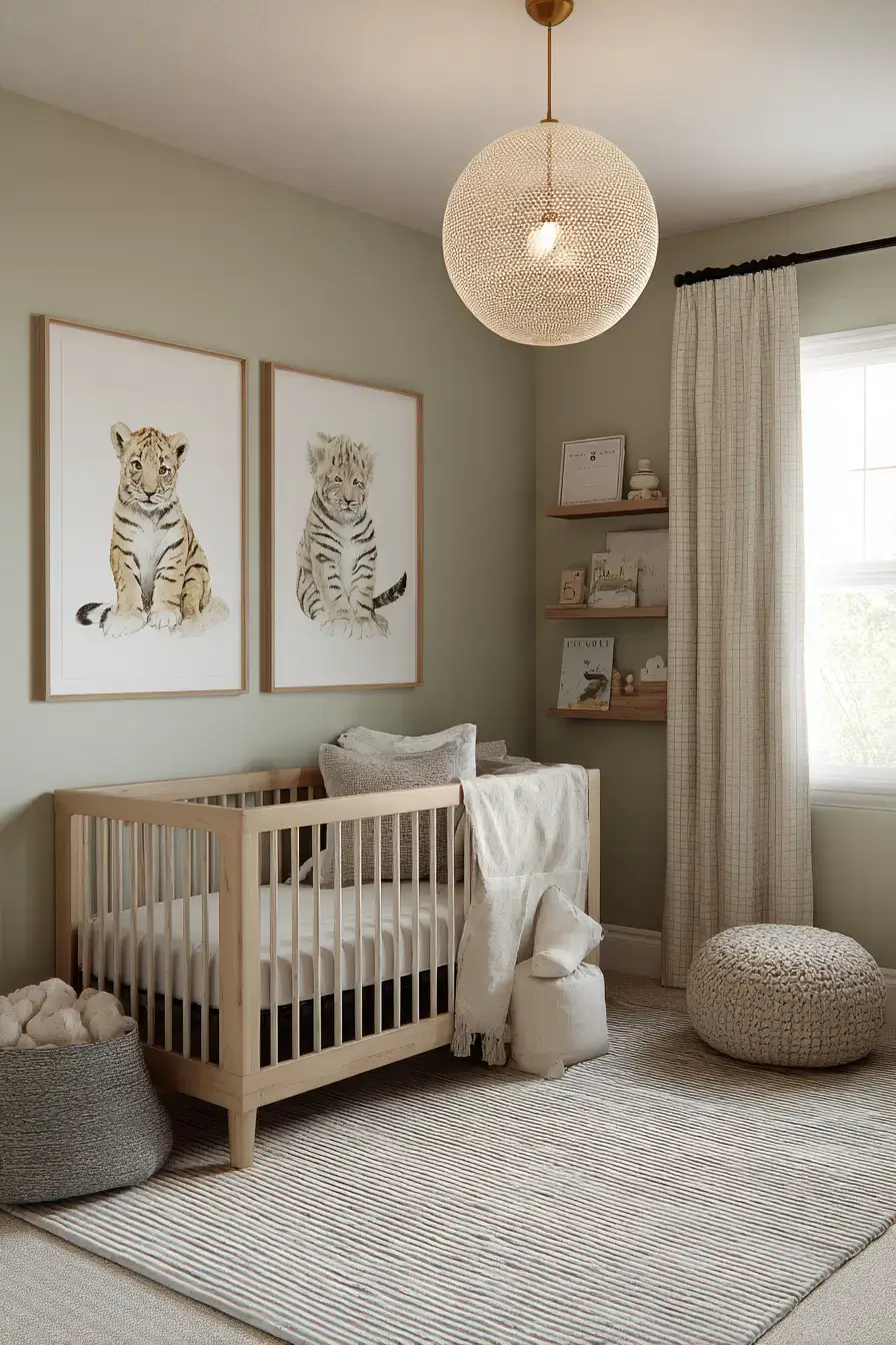 29 Safari Baby Room Ideas for a Soft Little Wild Side 16 safari baby room