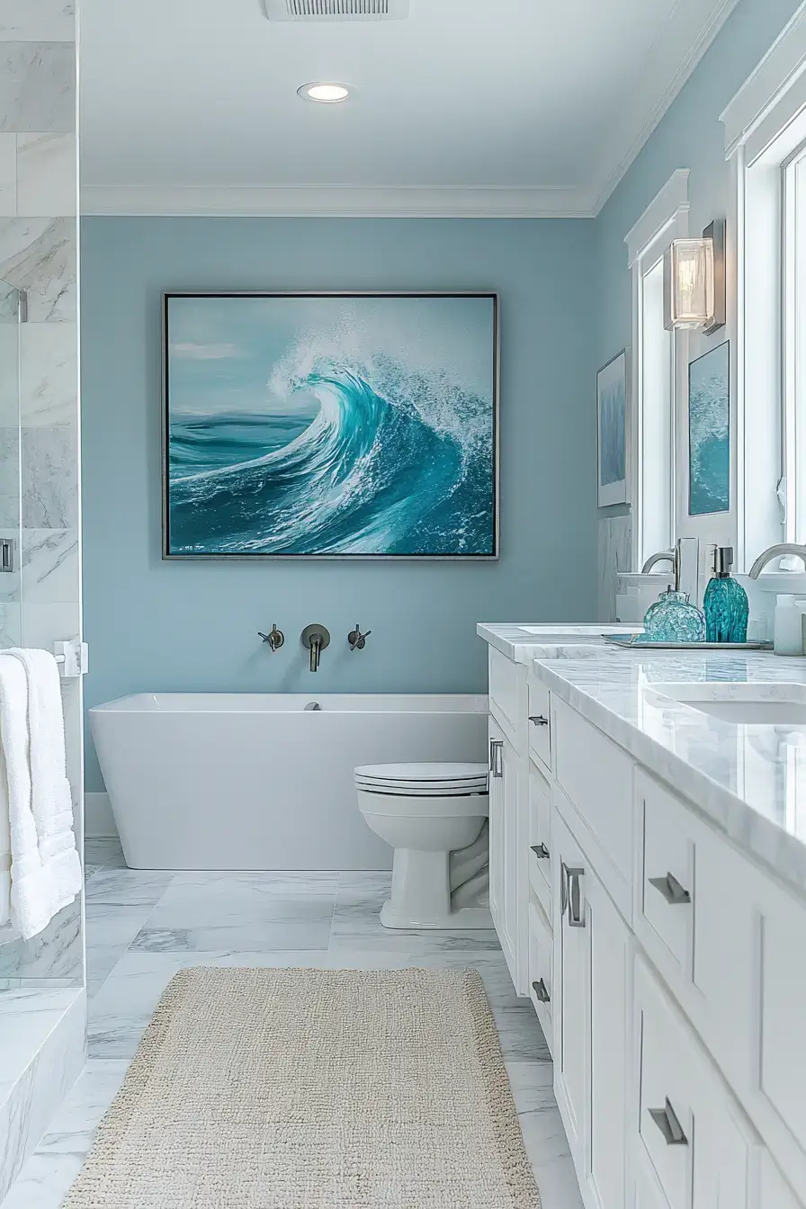 29 Coastal Bathroom Ideas That Feel Like a Tidal Pool Retreat 16 coastal bathroom ideas