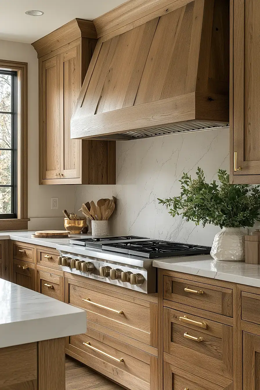29 Rustic Kitchen Cabinets With the Kind of Grain You Can't Fake 16 rustic kitchen cabinets