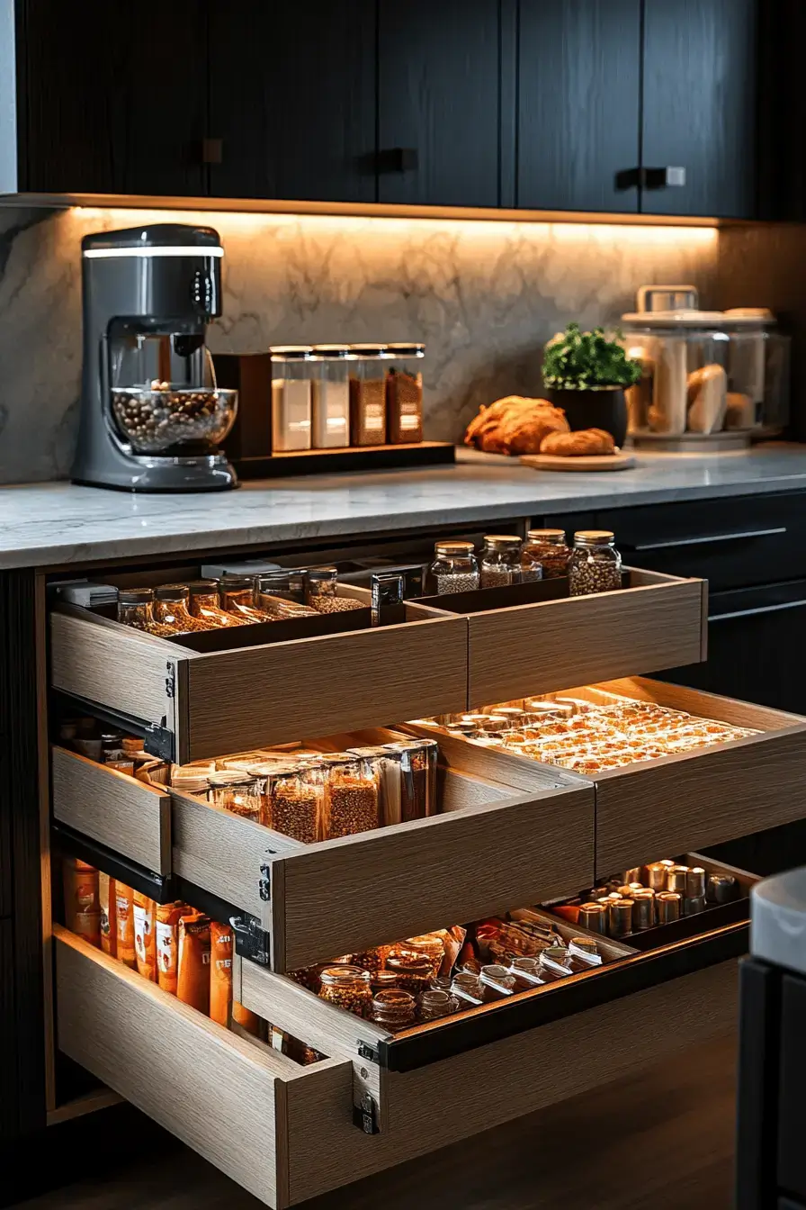 27 Kitchen Pantry Designs Built Around Real Grocery Habits 16 kitchen pantry design