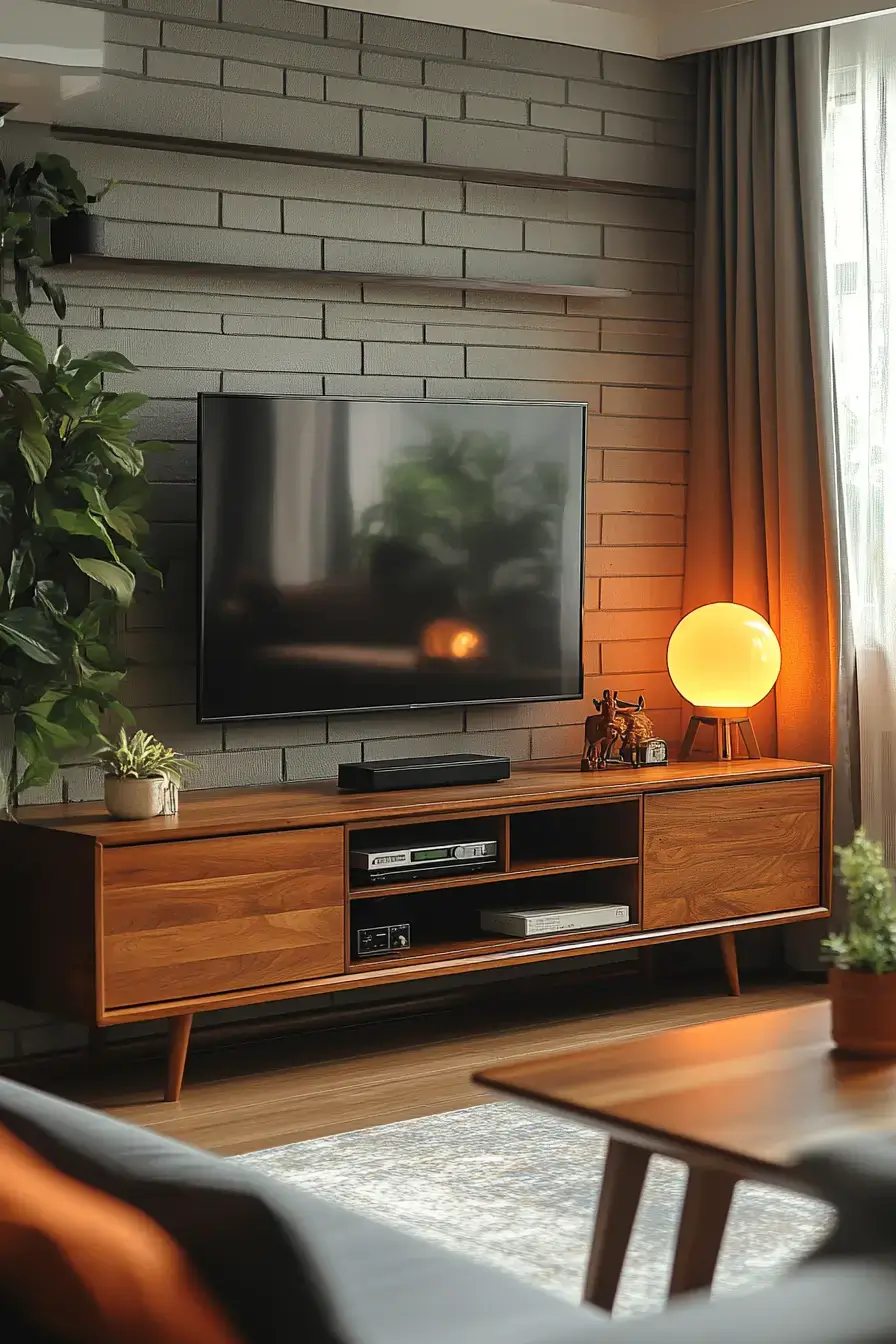 29 TV Unit Decor Ideas That Finally Give the Screen a Proper Home 17 tv unit decor