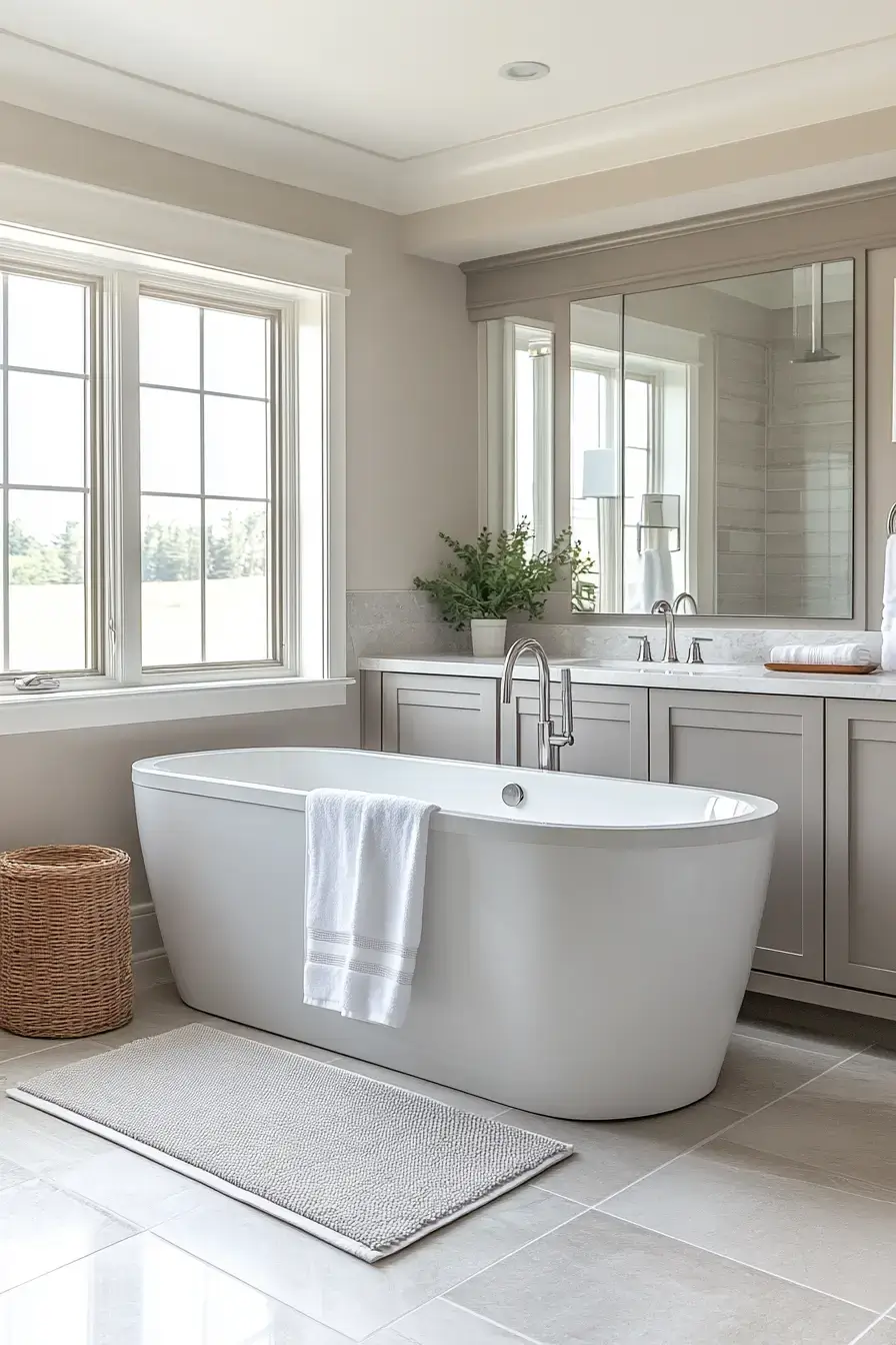 27 Beige Bathroom Looks That Stay Calm Even on Busy Mornings 17 beige bathroom ideas
