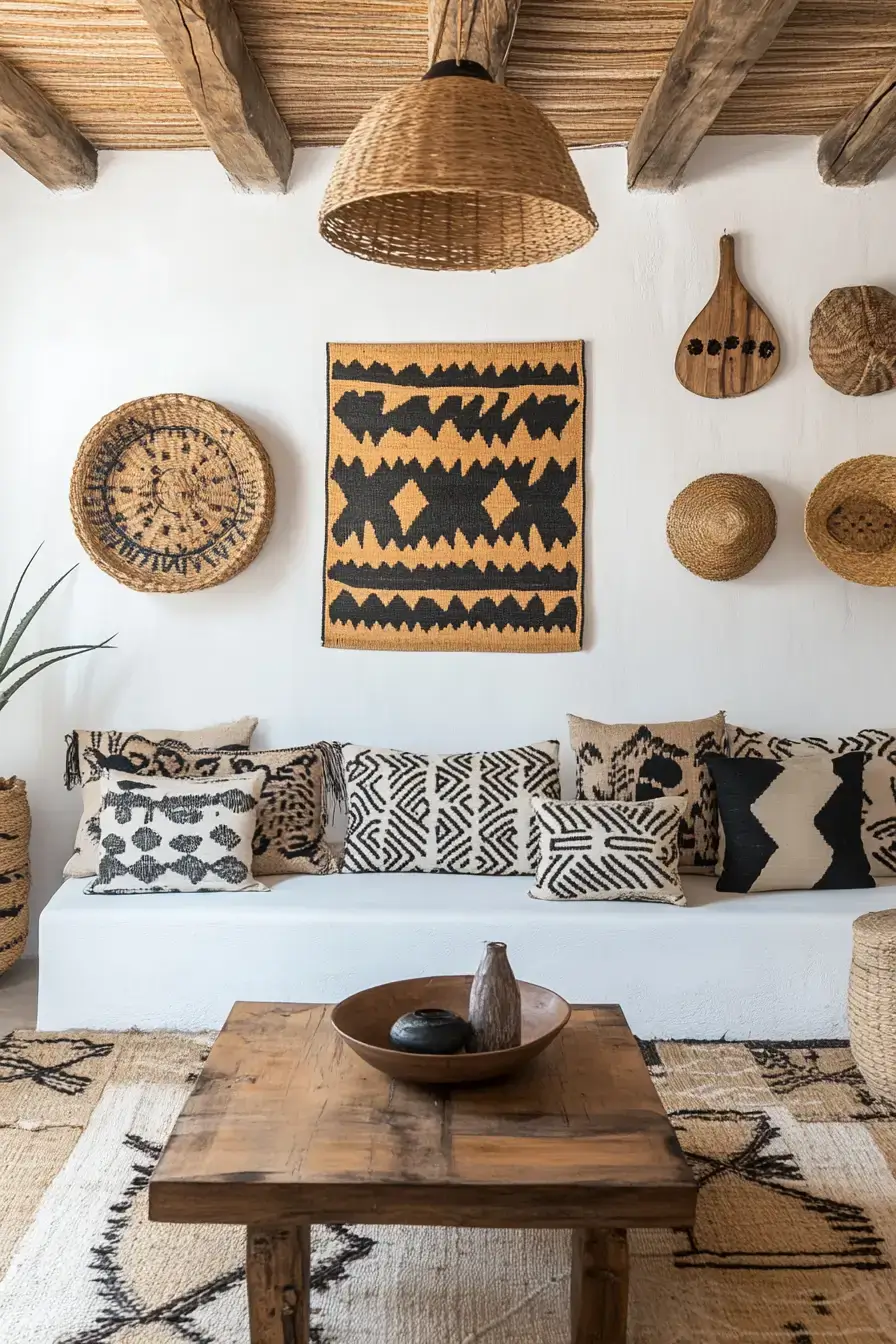 29 Afro Boho Living Room Ideas That Feel Lived-In, Not Staged 17 afro boho living room