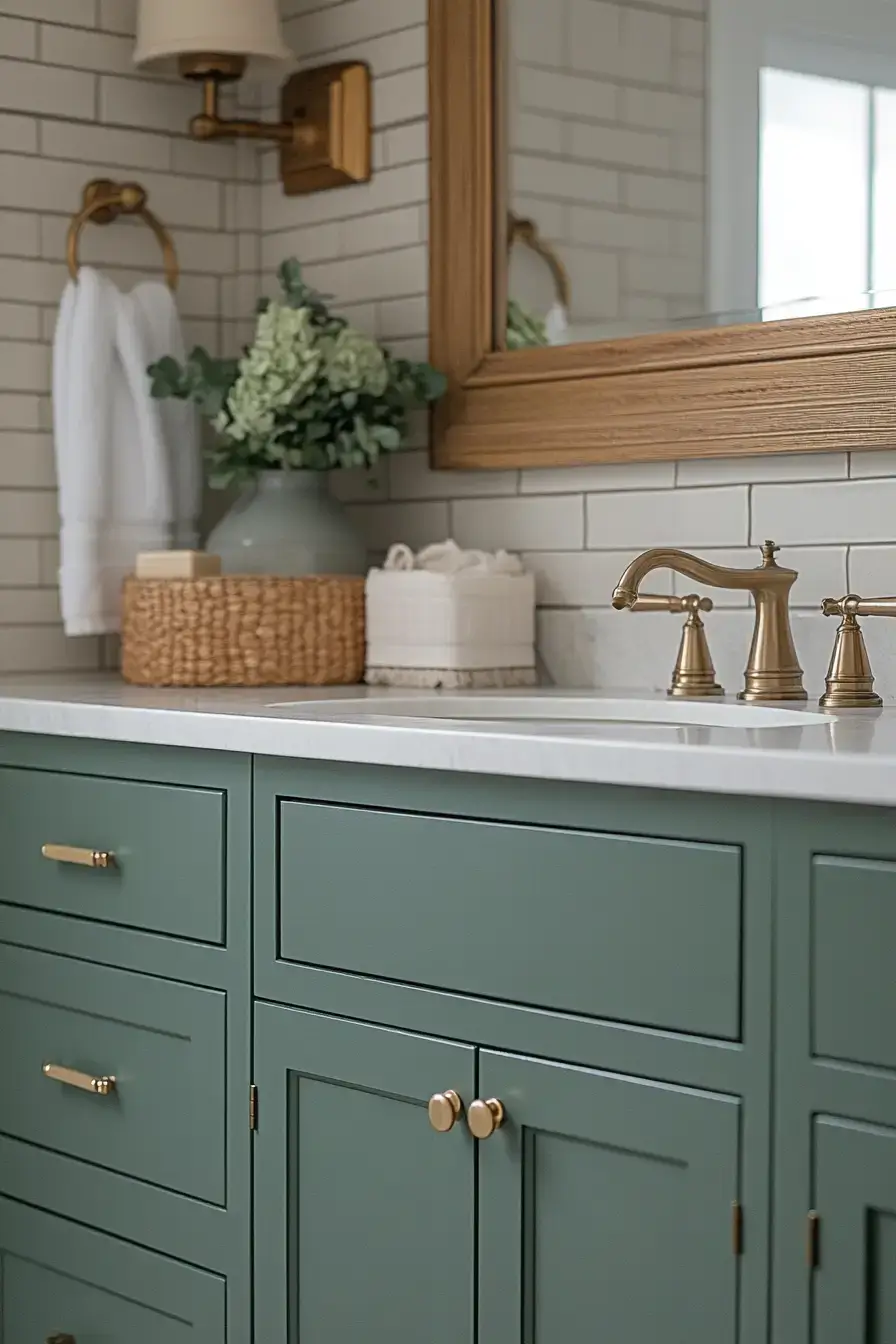 29 Emerald Green Bathroom Ideas That Make a Case for Deep Color 18 emerald green bathroom