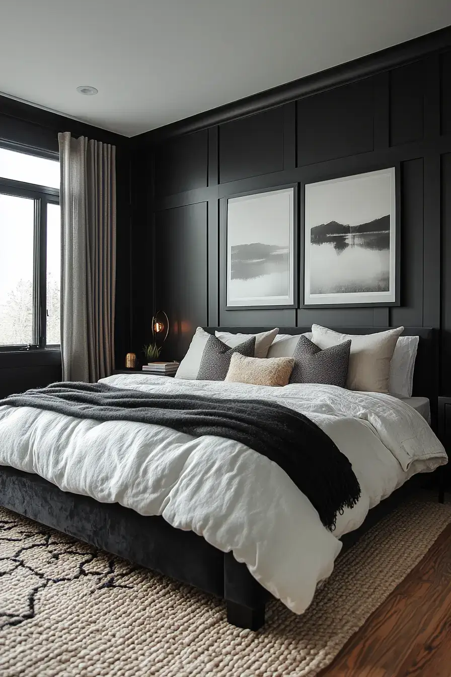 29 Black Themed Bedroom Ideas That Read Cozy, Not Cold 18 black themed bedroom