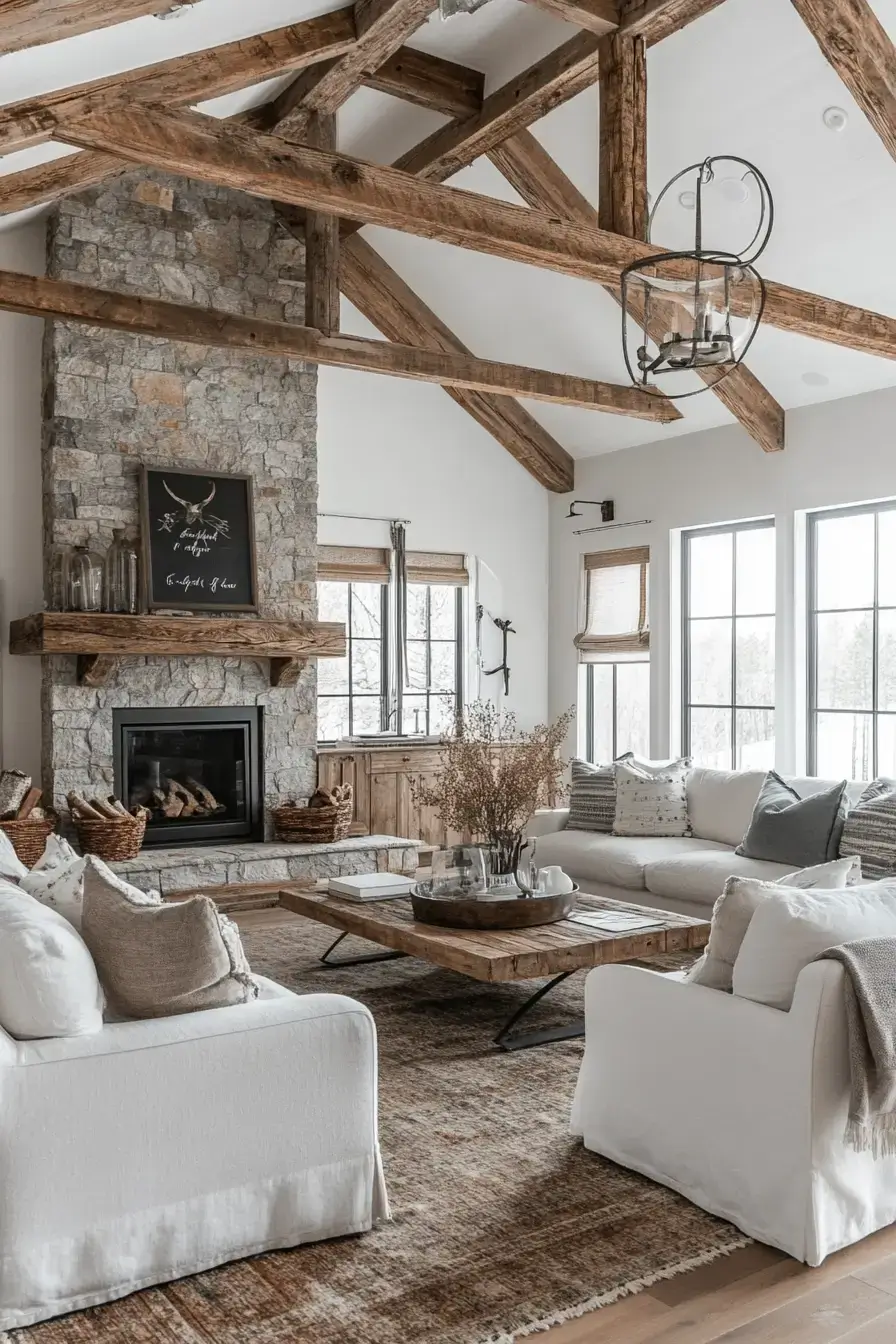 29 Rustic Living Room Ideas That Feel Collected Over Time 18 rustic living room ideas
