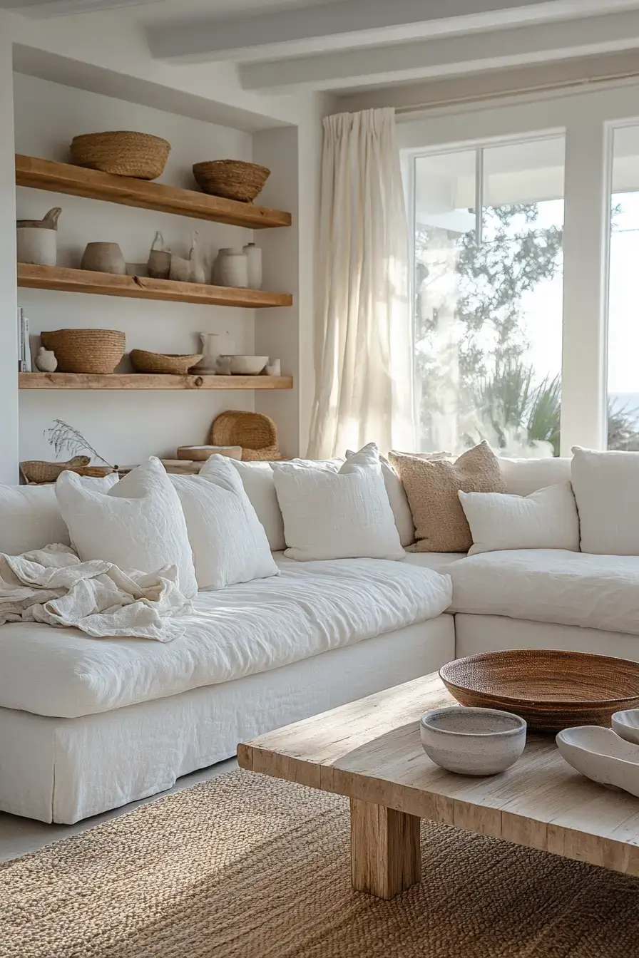 29 Coastal Casual Living Room Ideas Made for Easy Afternoons 18 coastal casual living room