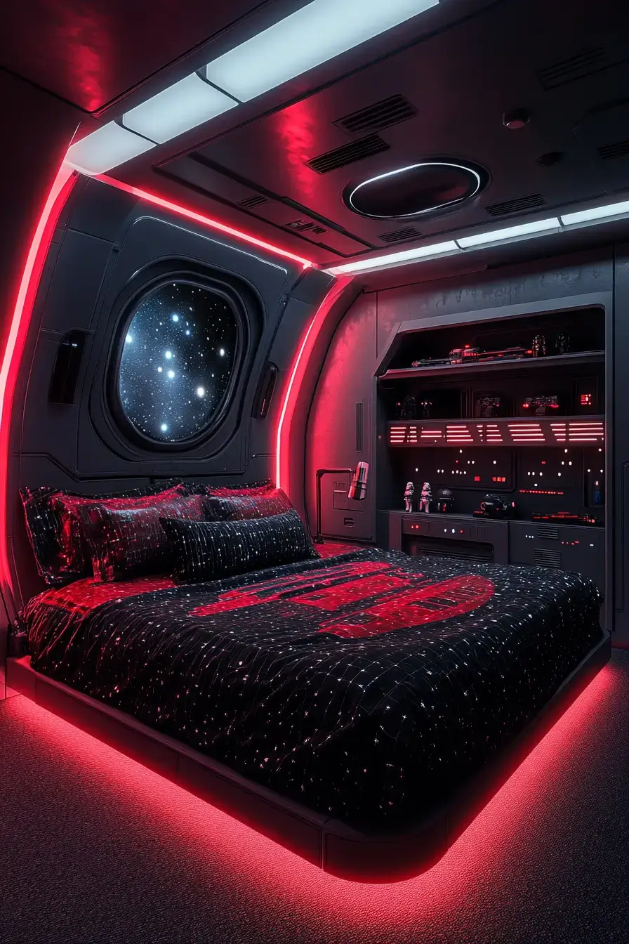 29 Space Themed Bedroom Ideas That Feel Like a Quiet Orbit 18 space themed bedroom