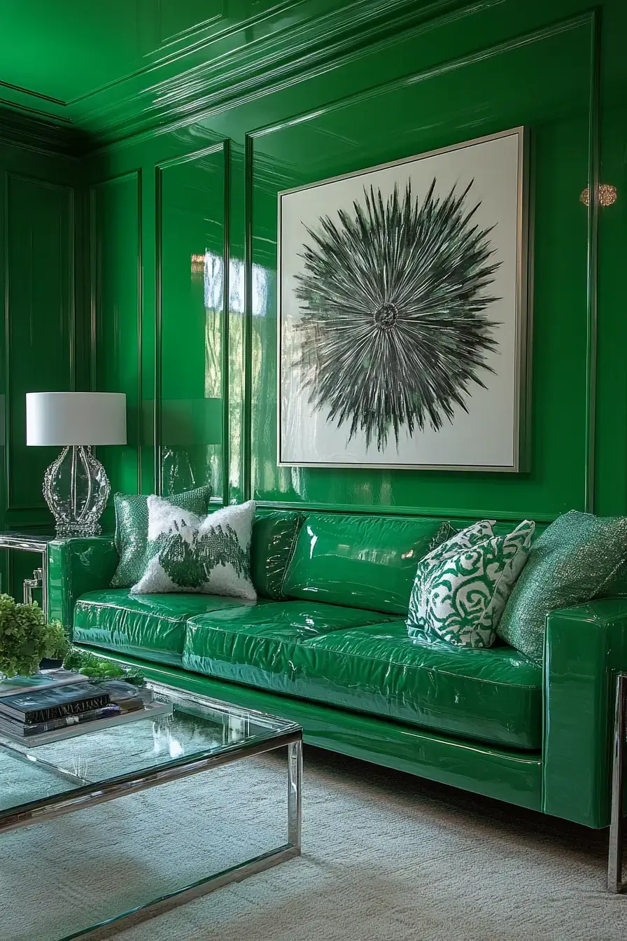 29 Emerald Green Living Room Ideas With Real Staying Power 18 emerald green living room