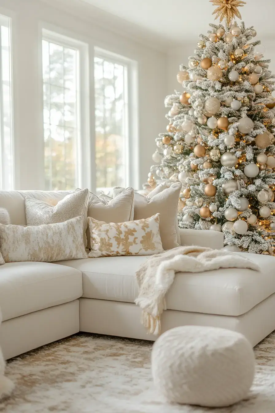 29 Christmas Living Room Setups That Feel Like a Real Holiday Evening 18 christmas living room