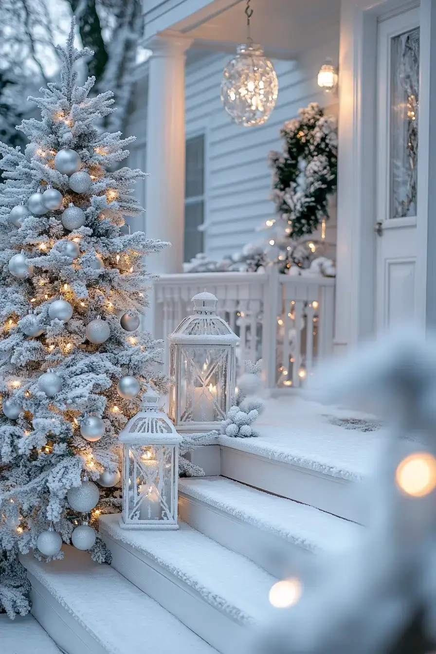 23 Front Porch Christmas Decor Looks That Last Through January 18 front porch christmas decor