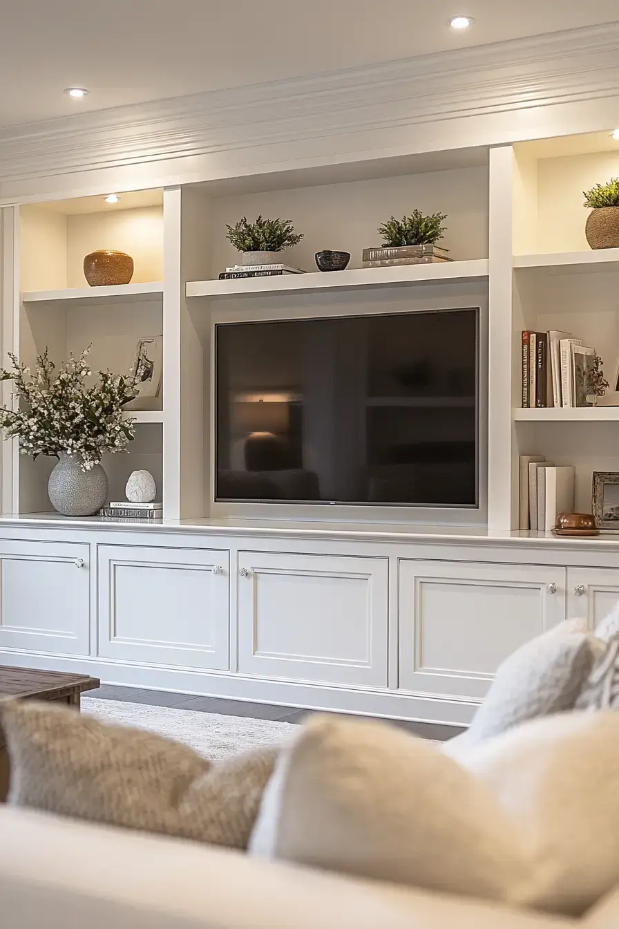 29 TV Unit Decor Ideas That Finally Give the Screen a Proper Home 18 tv unit decor