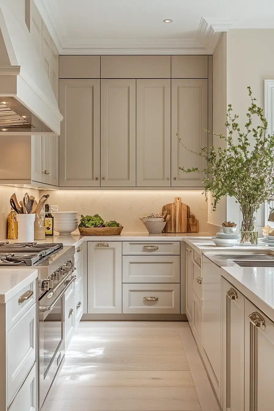 29 Beige Kitchen Ideas That Quietly Shift With the Light All Day 18 beige kitchen