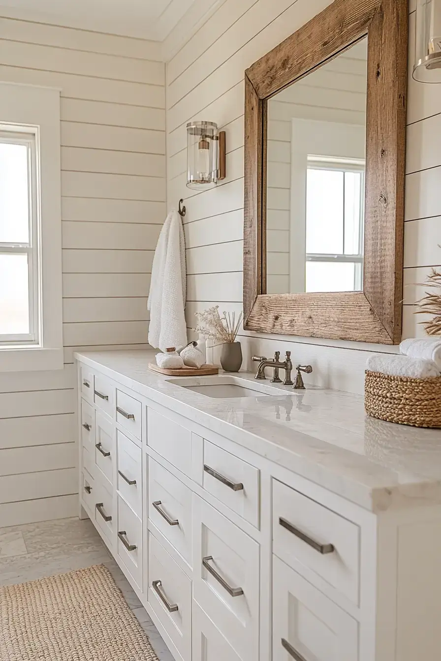 29 Modern Coastal Bathroom Ideas That Feel Spa-Calm 18 modern coastal bathroom