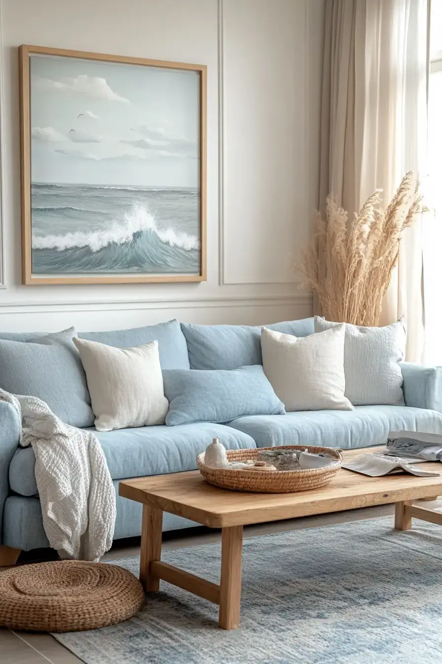 29 Modern Coastal Living Room Ideas With a Clean, Breezy Edge 19 modern coastal living room