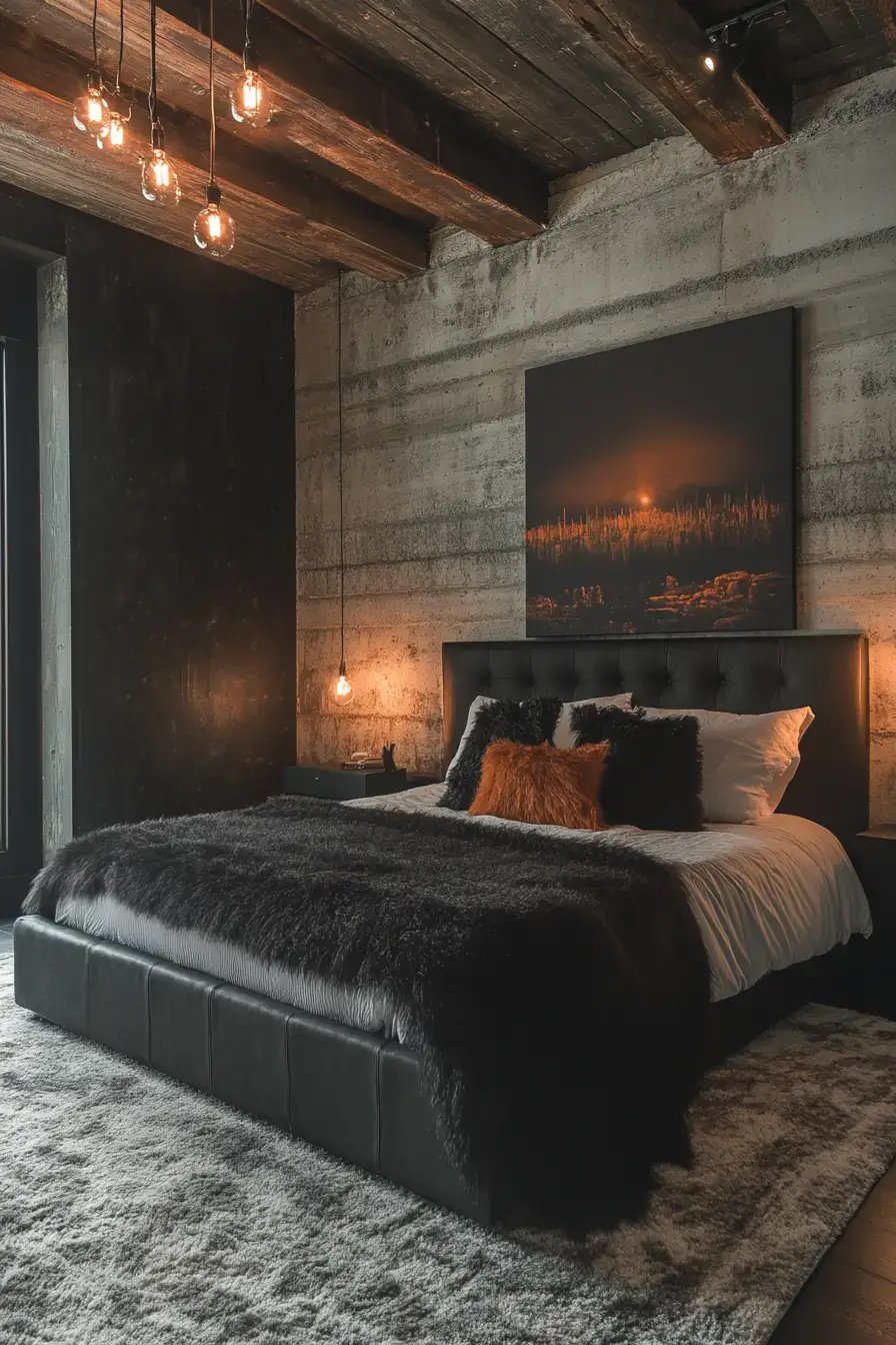 29 Black Themed Bedroom Ideas That Read Cozy, Not Cold 19 black themed bedroom