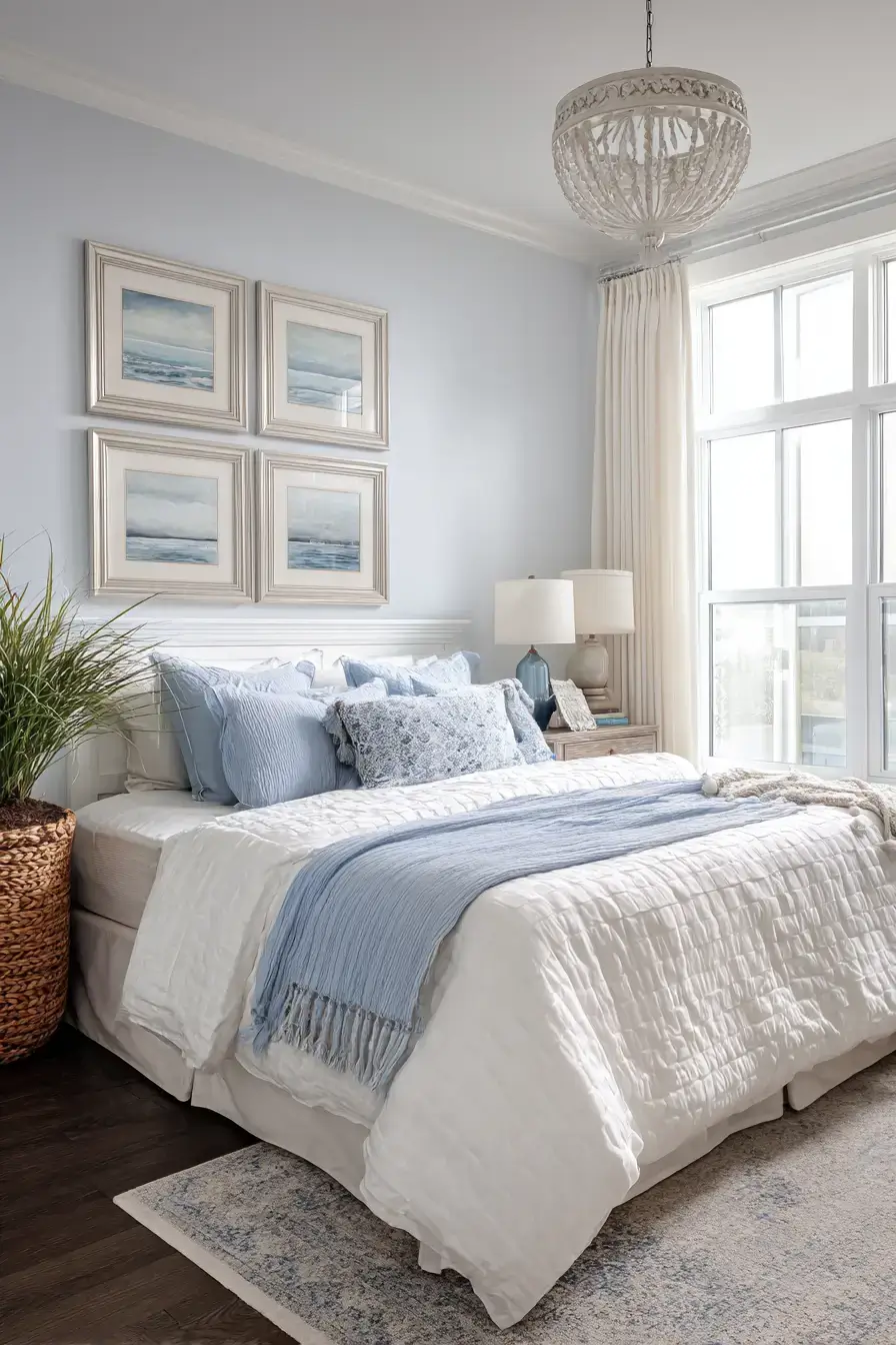 29 Coastal Bedroom Ideas That Borrow the Ease of a Beach Morning 19 coastal bedroom ideas