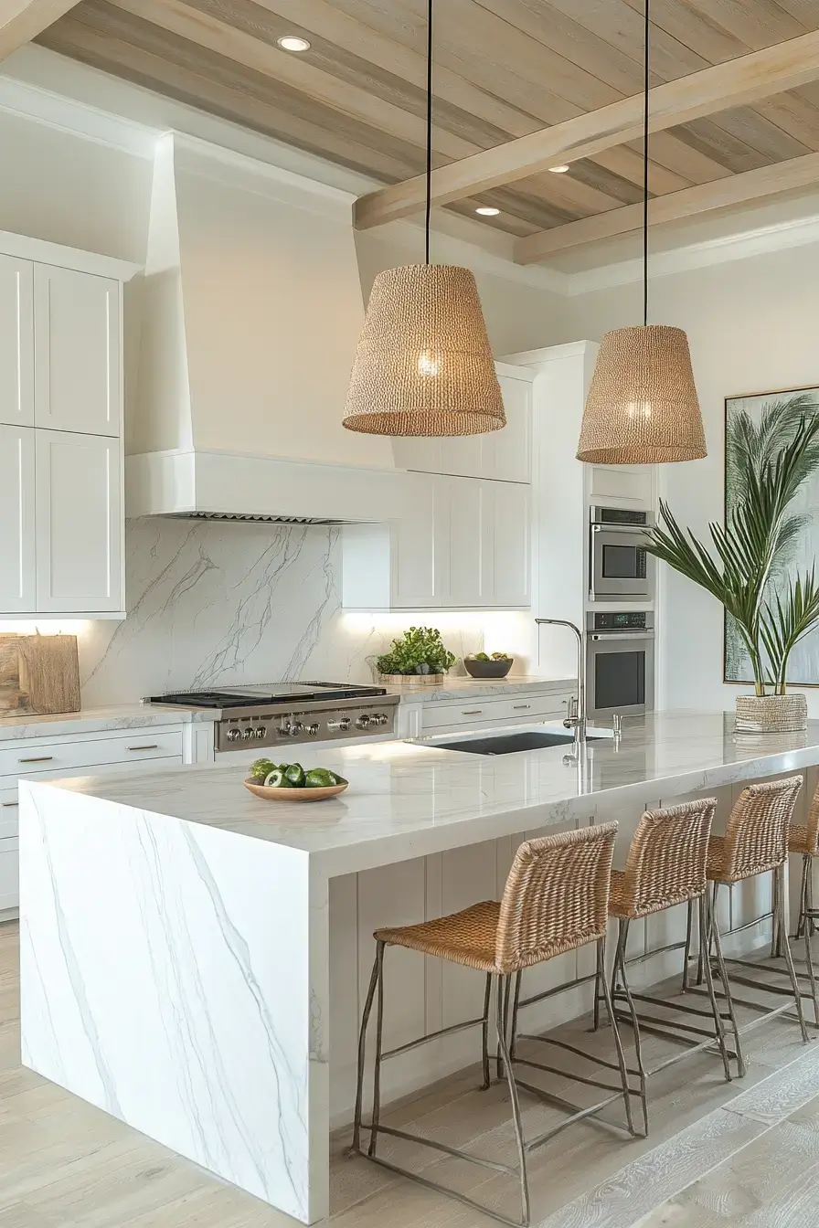 29 Coastal Kitchen Ideas That Carry the Shore Right to the Sink 19 coastal kitchen