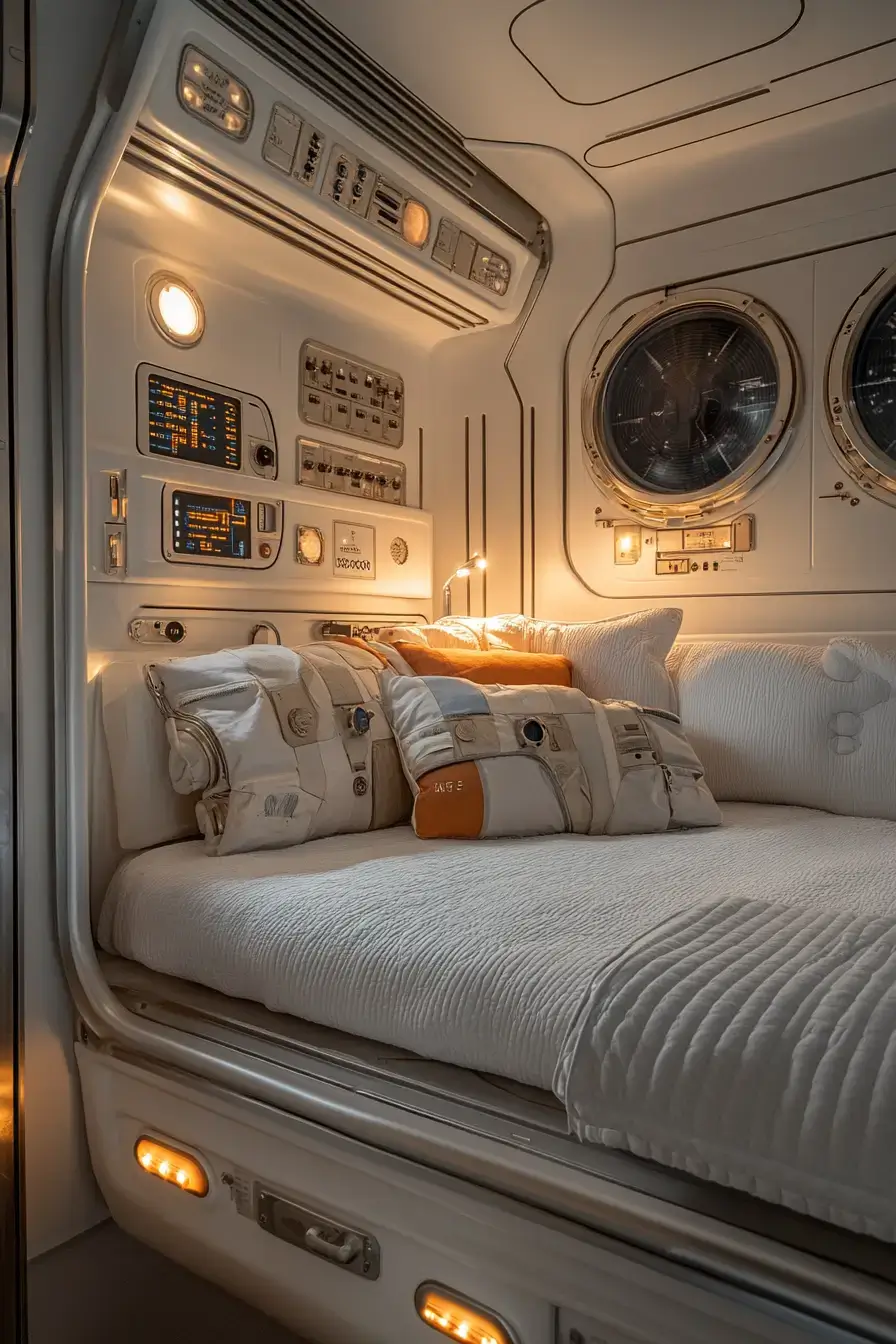 29 Space Themed Bedroom Ideas That Feel Like a Quiet Orbit 19 space themed bedroom