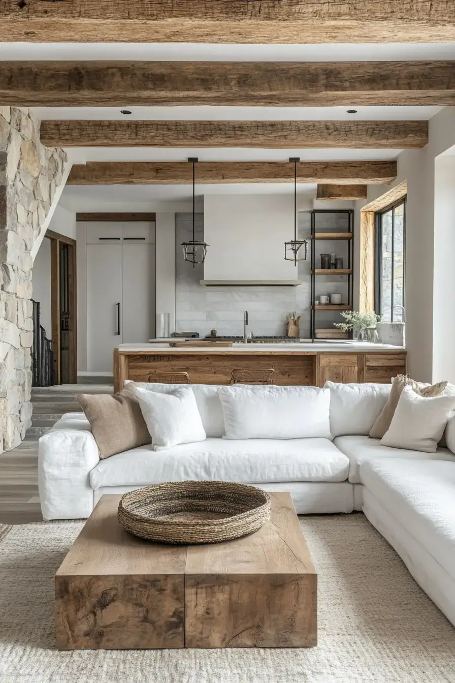 29 Rustic Farmhouse Living Room Ideas Built for Everyday Life 19 rustic farmhouse living room