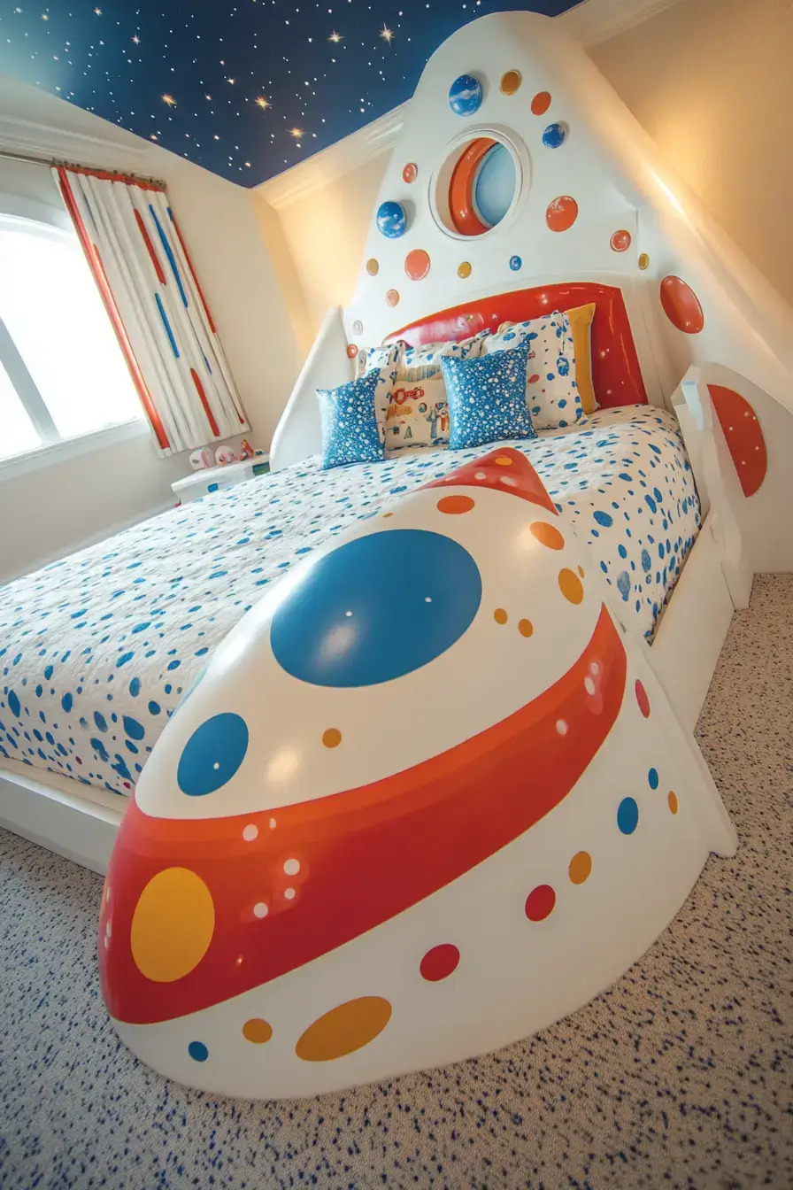 29 Space Themed Bedroom Ideas That Feel Like a Quiet Orbit 2 space themed bedroom
