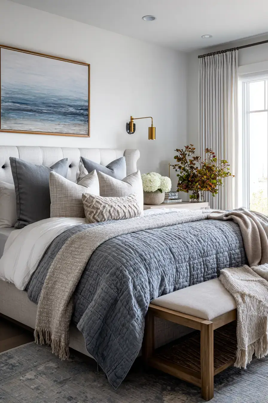 29 Modern Coastal Bedroom Ideas That Sleep Light and Bright 2 modern coastal bedroom