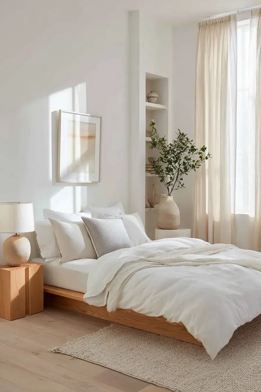 29 Cozy Minimalist Bedroom Ideas That Invite You to Slow Down 2 cozy minimalist bedroom