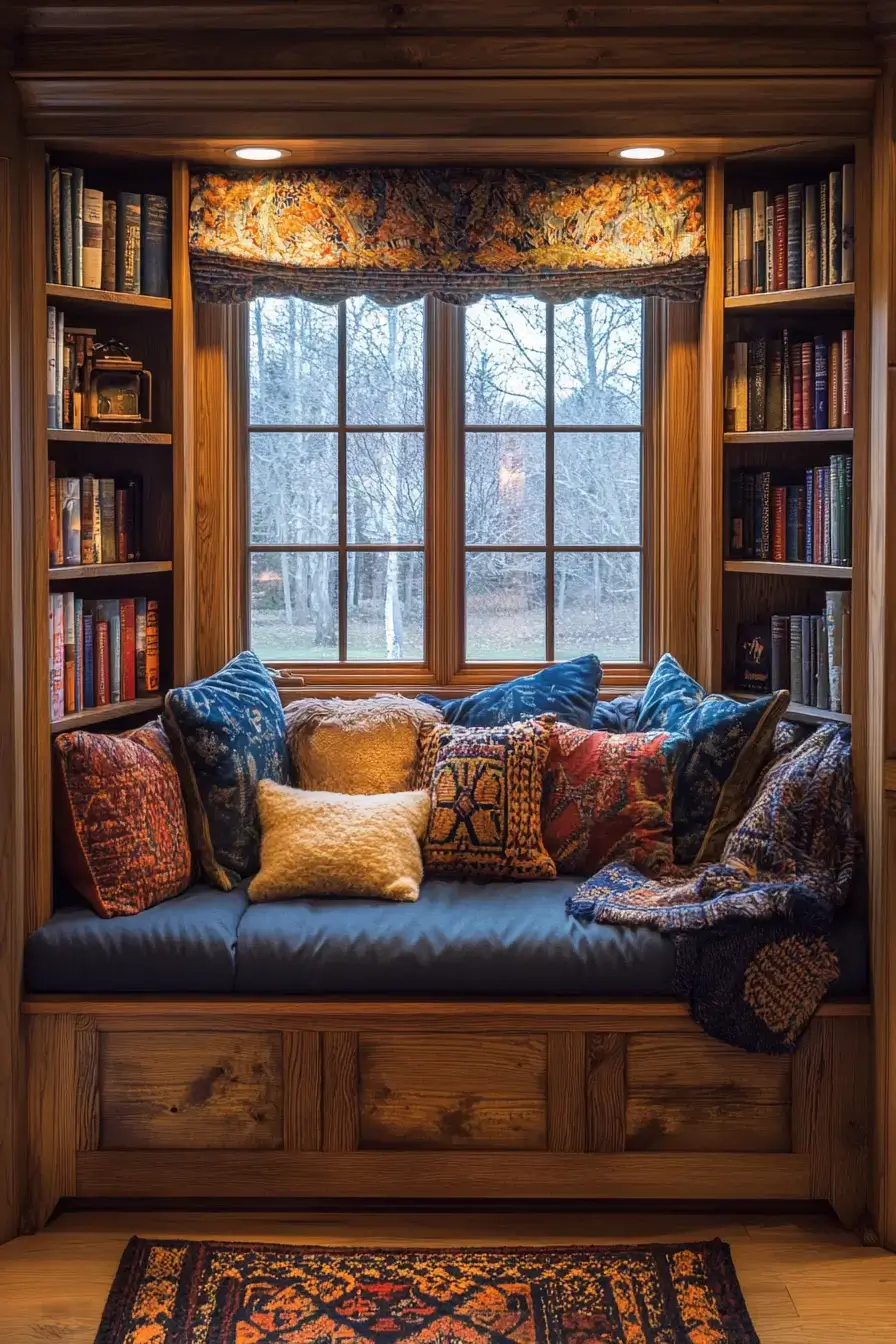 25 Cozy Home Library Corners That Make You Want to Stay Up Reading 20 cozy home library