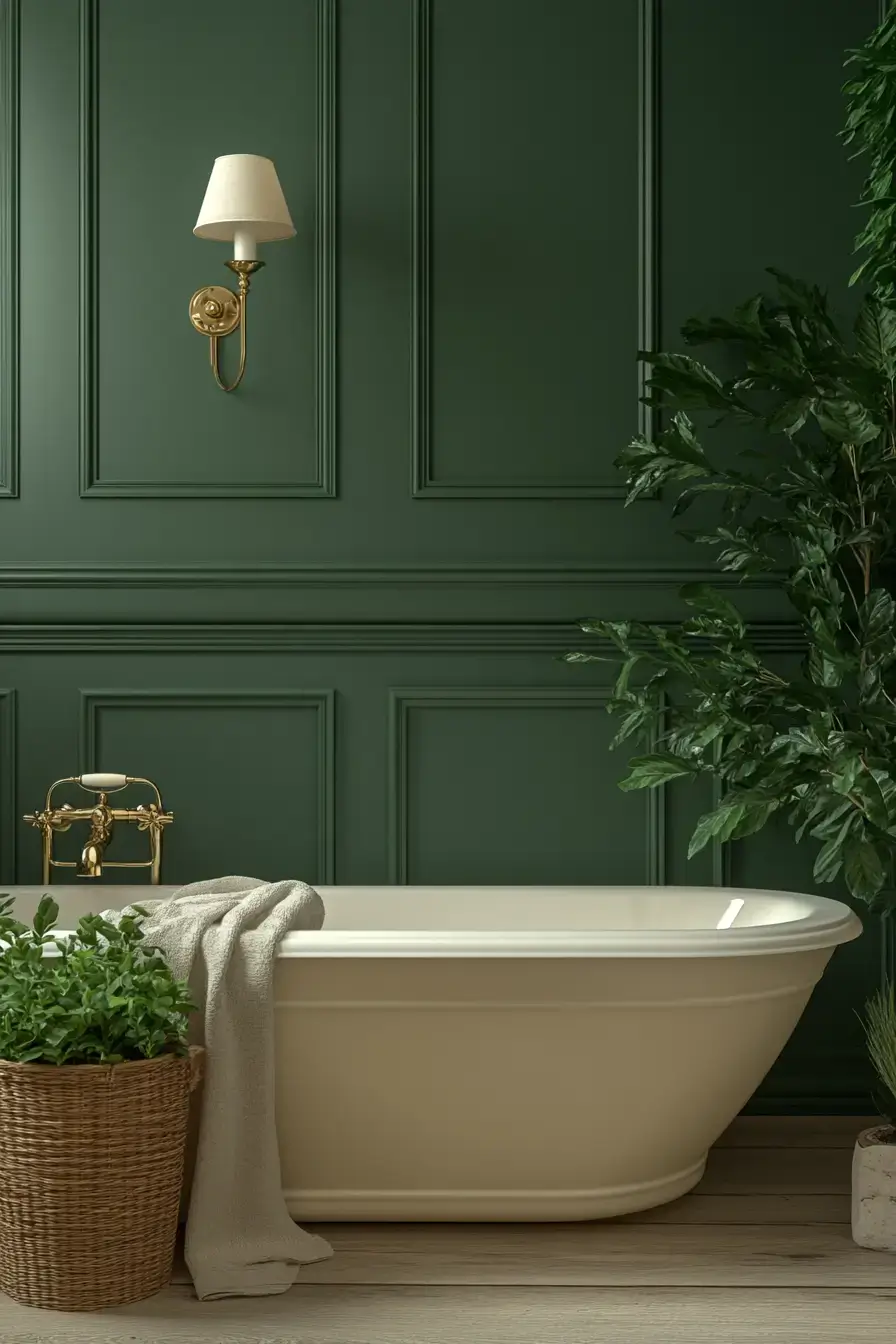29 Emerald Green Bathroom Ideas That Make a Case for Deep Color 20 emerald green bathroom