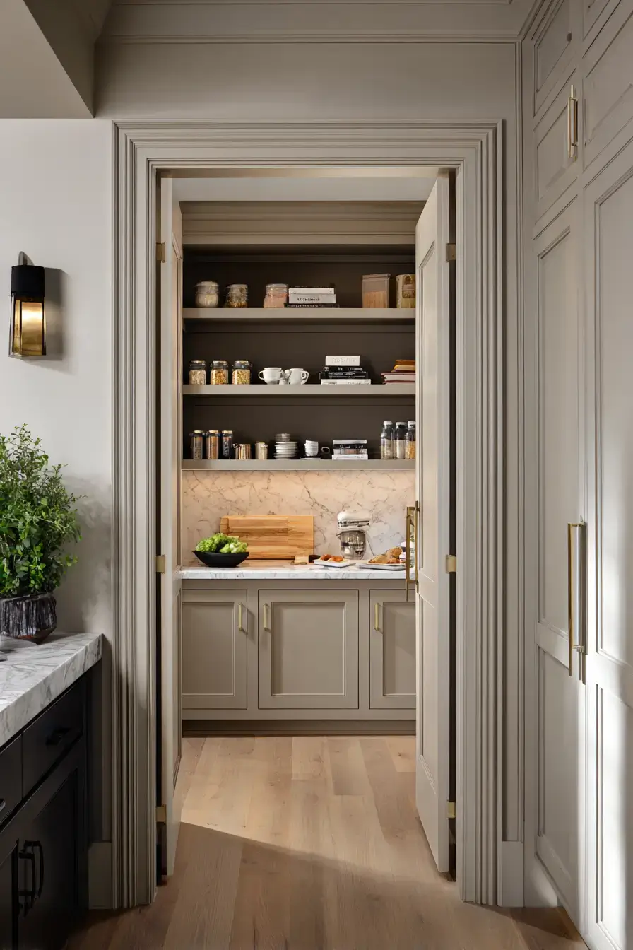 27 Kitchen Pantry Designs Built Around Real Grocery Habits 20 kitchen pantry design