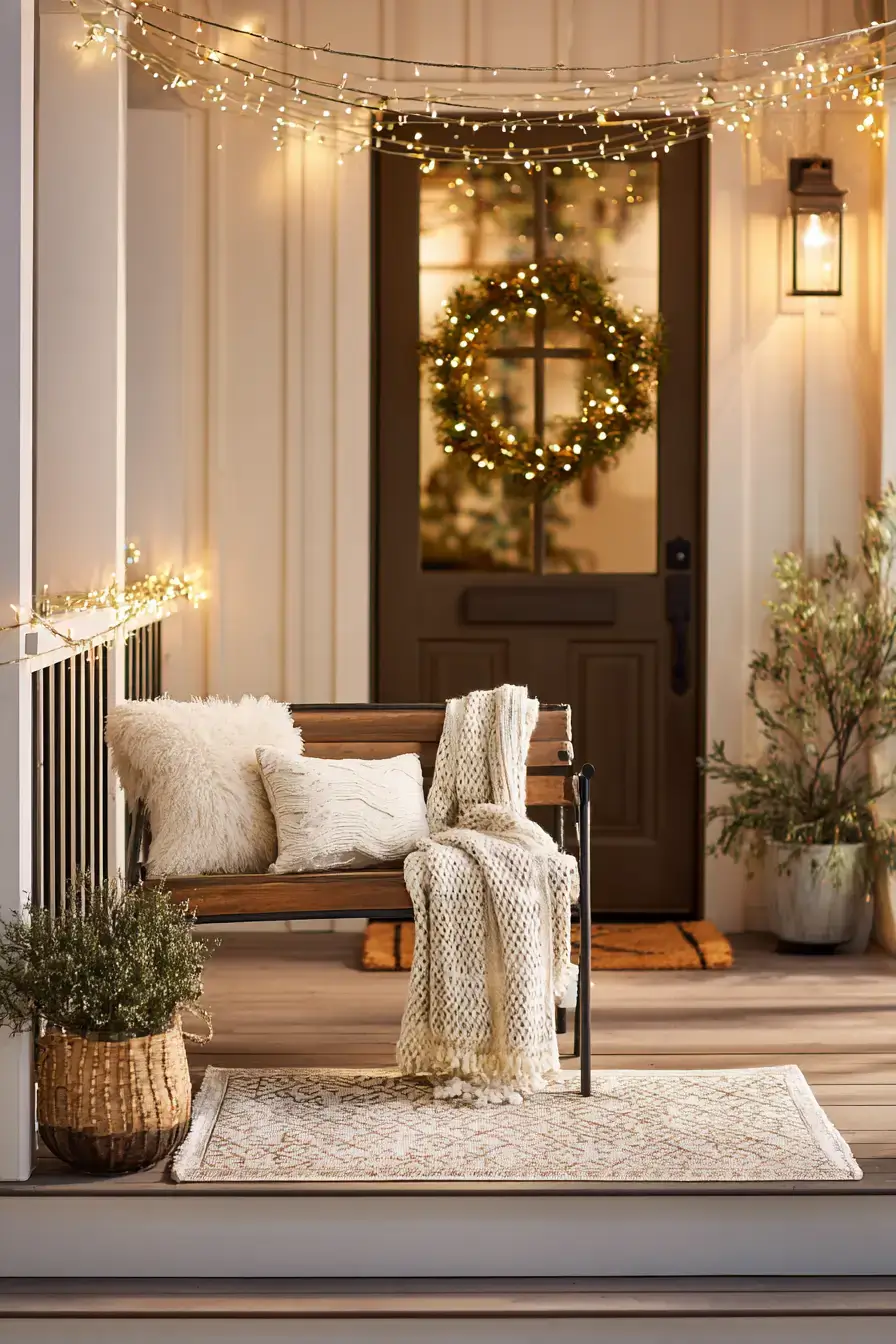 23 Front Porch Christmas Decor Looks That Last Through January 20 front porch christmas decor