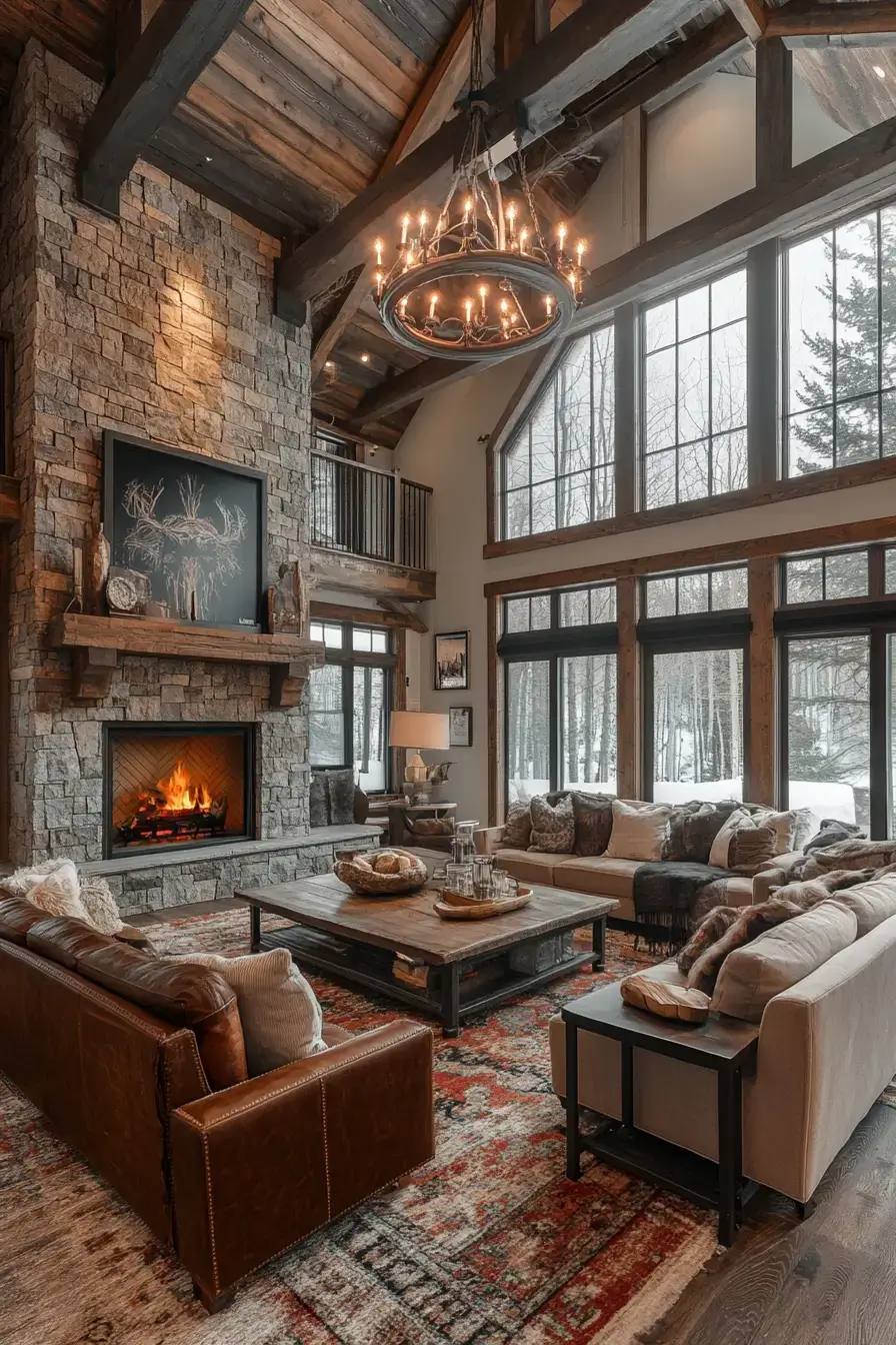 29 Rustic Living Room Ideas That Feel Collected Over Time 21 rustic living room ideas