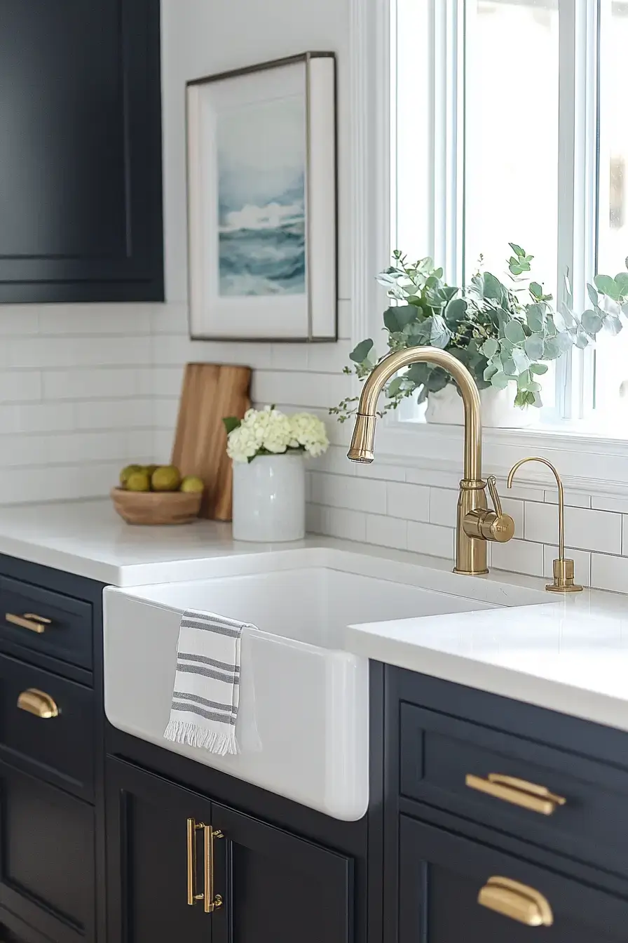 29 Modern Coastal Kitchen Ideas That Pair Marble With Driftwood 21 modern coastal kitchen