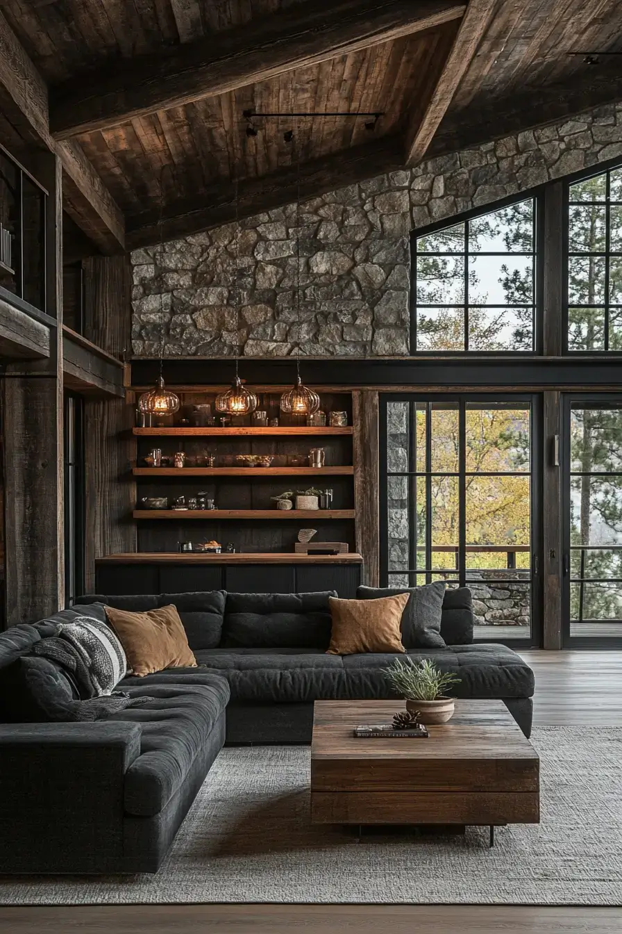 29 Rustic Living Room Decor Ideas With Honest, Worn-In Warmth 21 rustic living room decor