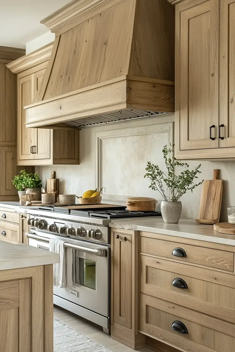 29 Rustic Kitchen Cabinets With the Kind of Grain You Can't Fake 21 rustic kitchen cabinets