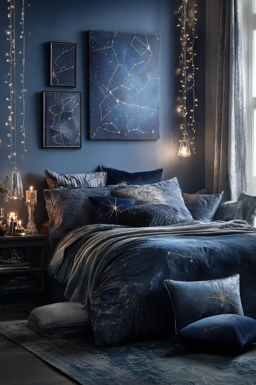 29 Space Themed Bedroom Ideas That Feel Like a Quiet Orbit 21 space themed bedroom