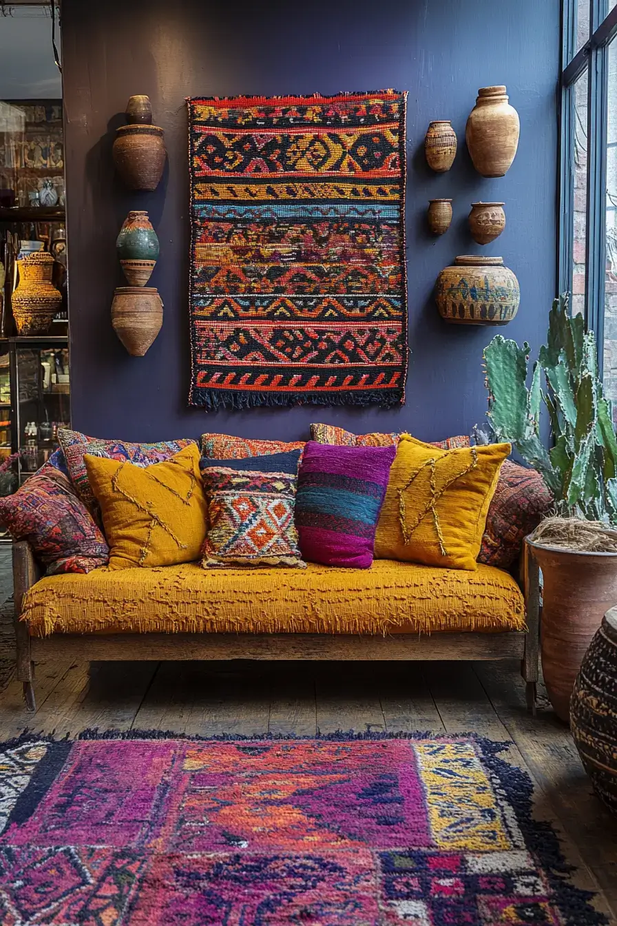 29 Afro Boho Decor Ideas That Bring Soul and Story Into Every Corner 22 afro boho decor