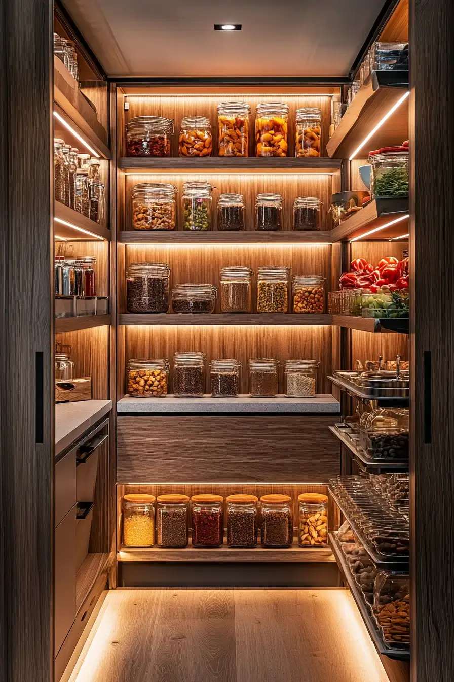27 Kitchen Pantry Designs Built Around Real Grocery Habits 22 kitchen pantry design