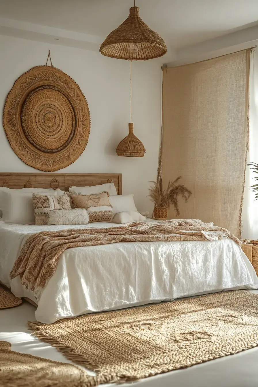 29 Afro Boho Bedroom Ideas That Turn Sleep Spaces Into Sanctuaries 22 afro boho bedroom