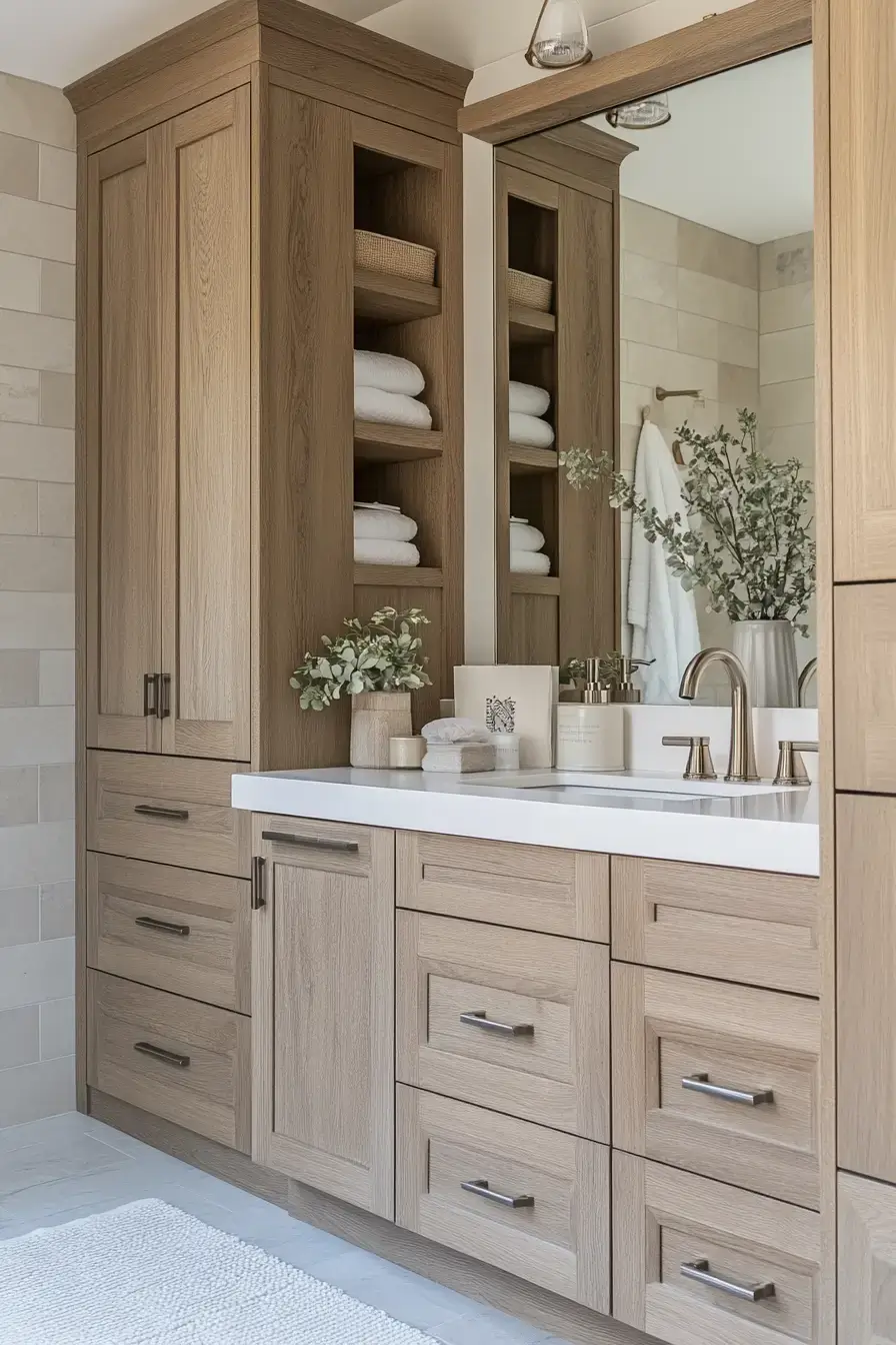 33 Bathroom Cabinet Ideas Built Around Real Storage Habits 22 bathroom cabinet ideas