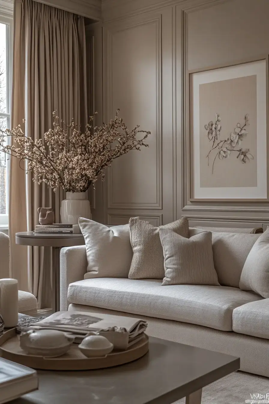 25 Grey and Beige Living Room Mixes That Actually Stay Warm 23 grey and beige living room
