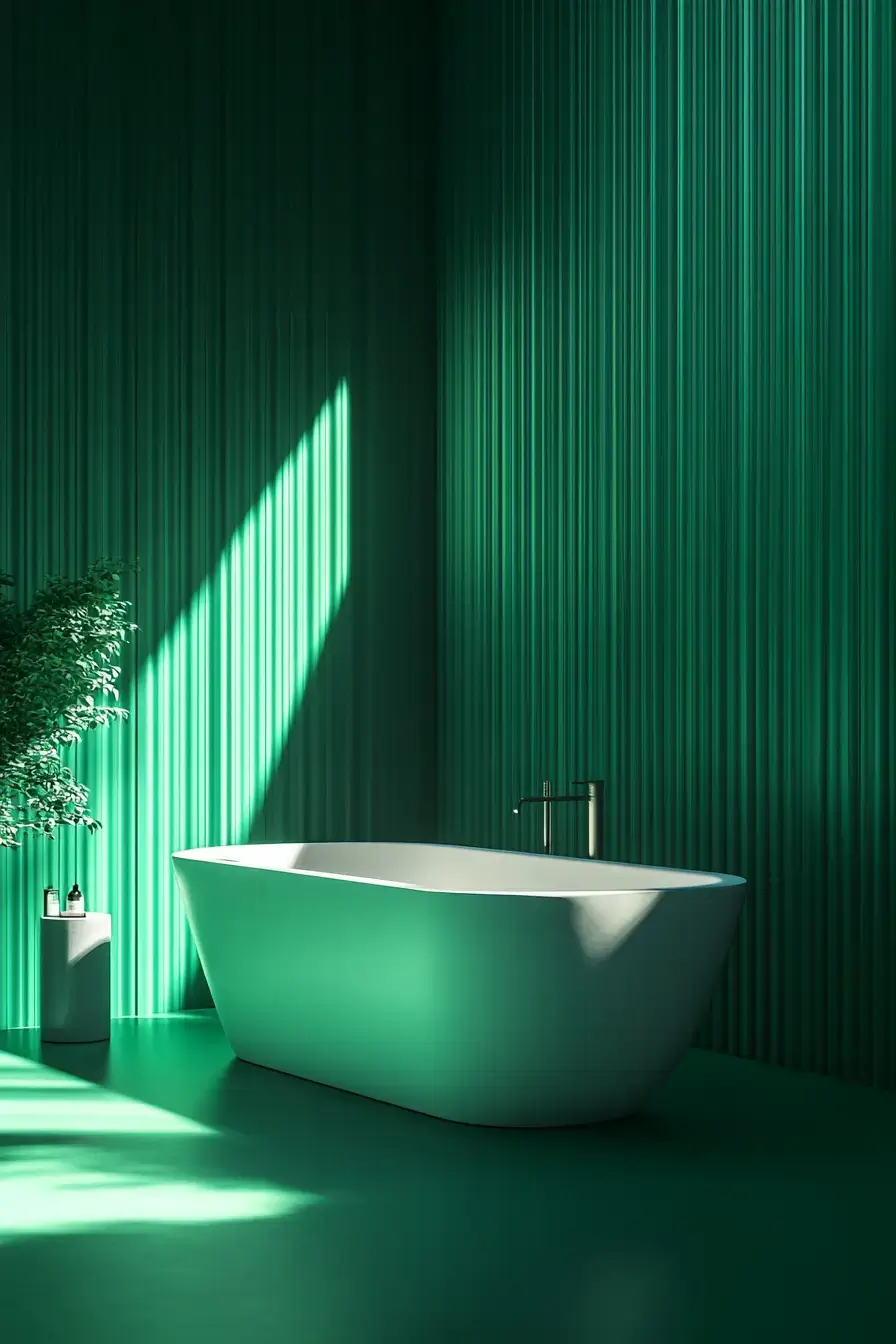 29 Emerald Green Bathroom Ideas That Make a Case for Deep Color 23 emerald green bathroom