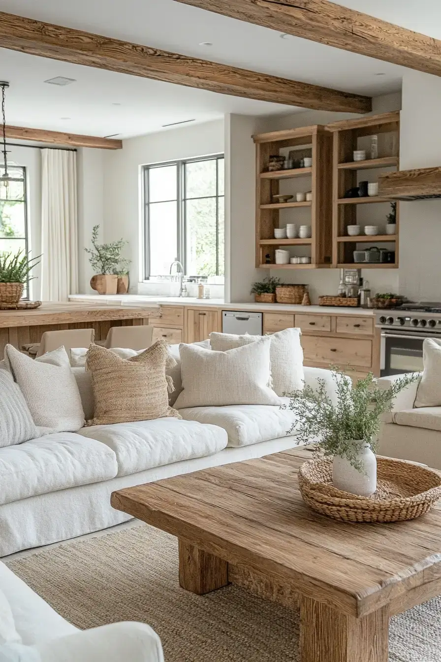 29 Rustic Farmhouse Living Room Ideas Built for Everyday Life 23 rustic farmhouse living room