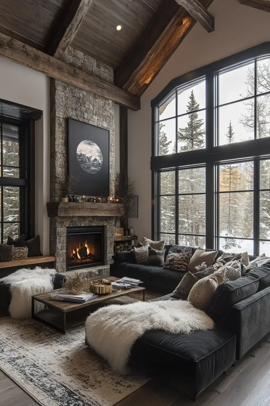 29 Rustic Living Room Ideas That Feel Collected Over Time 24 rustic living room ideas