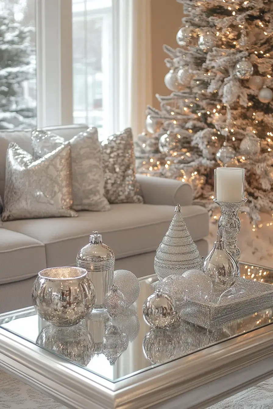 29 Christmas Living Room Setups That Feel Like a Real Holiday Evening 24 christmas living room