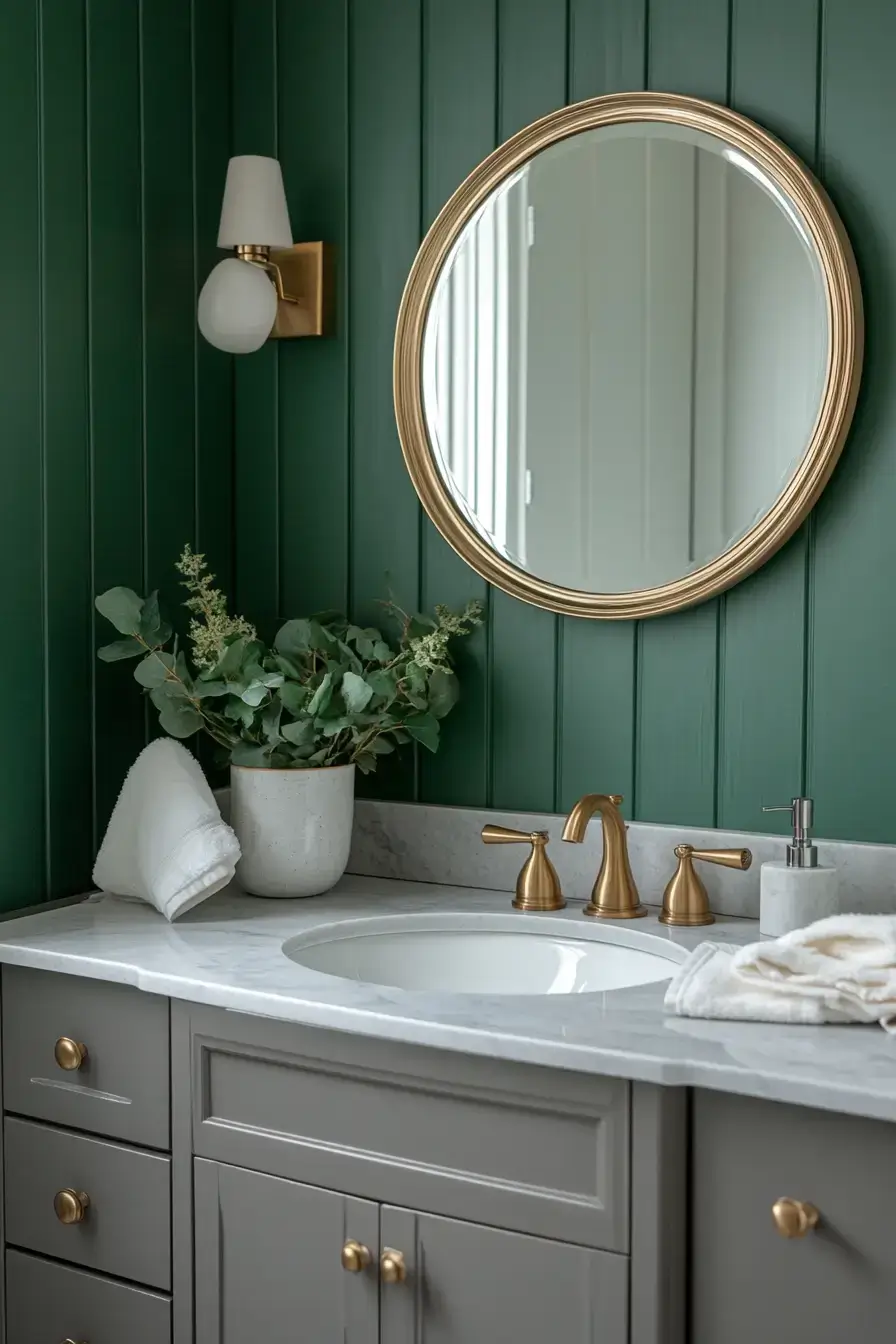 29 Emerald Green Bathroom Ideas That Make a Case for Deep Color 24 emerald green bathroom