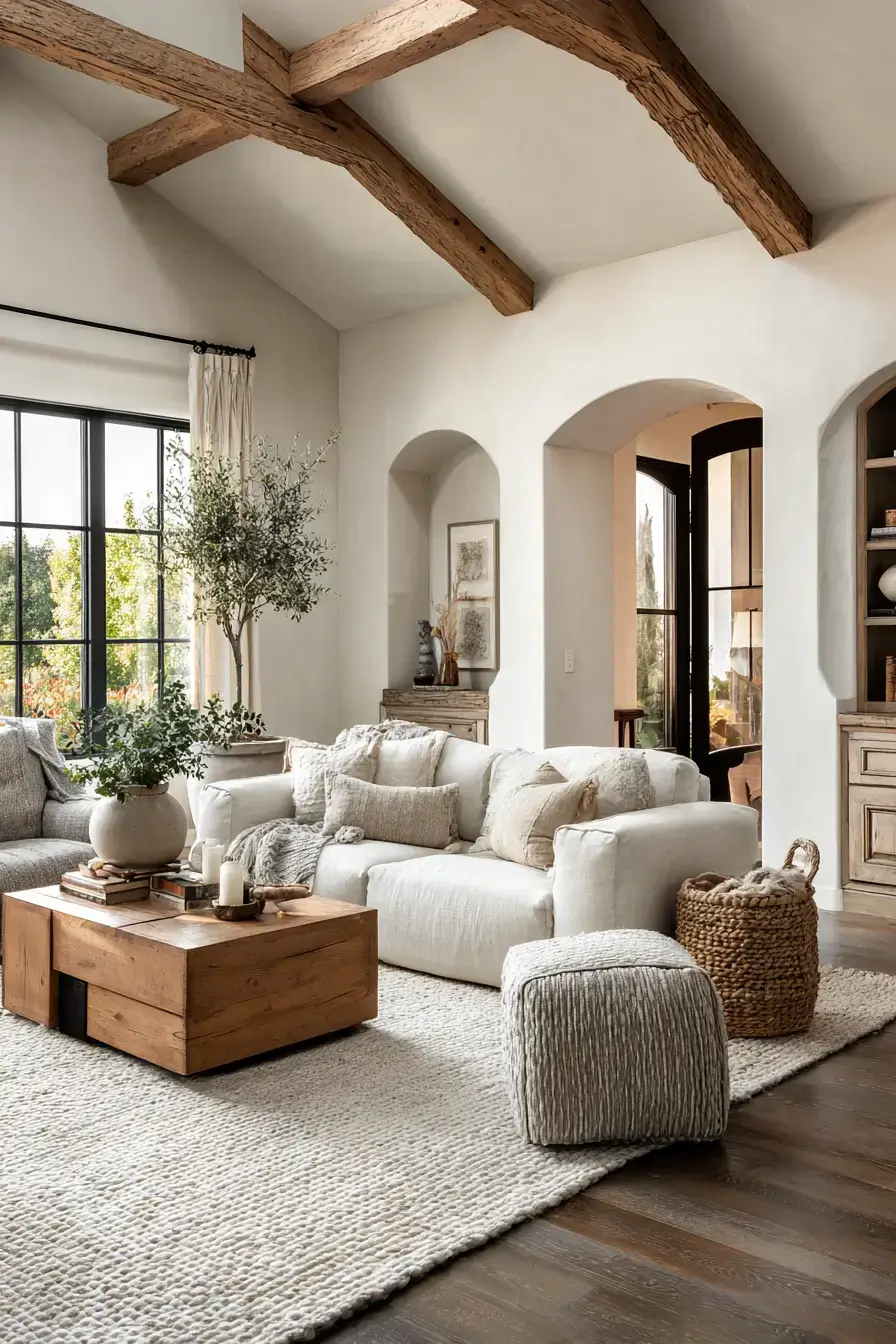 29 Rustic Farmhouse Living Room Ideas Built for Everyday Life 24 rustic farmhouse living room