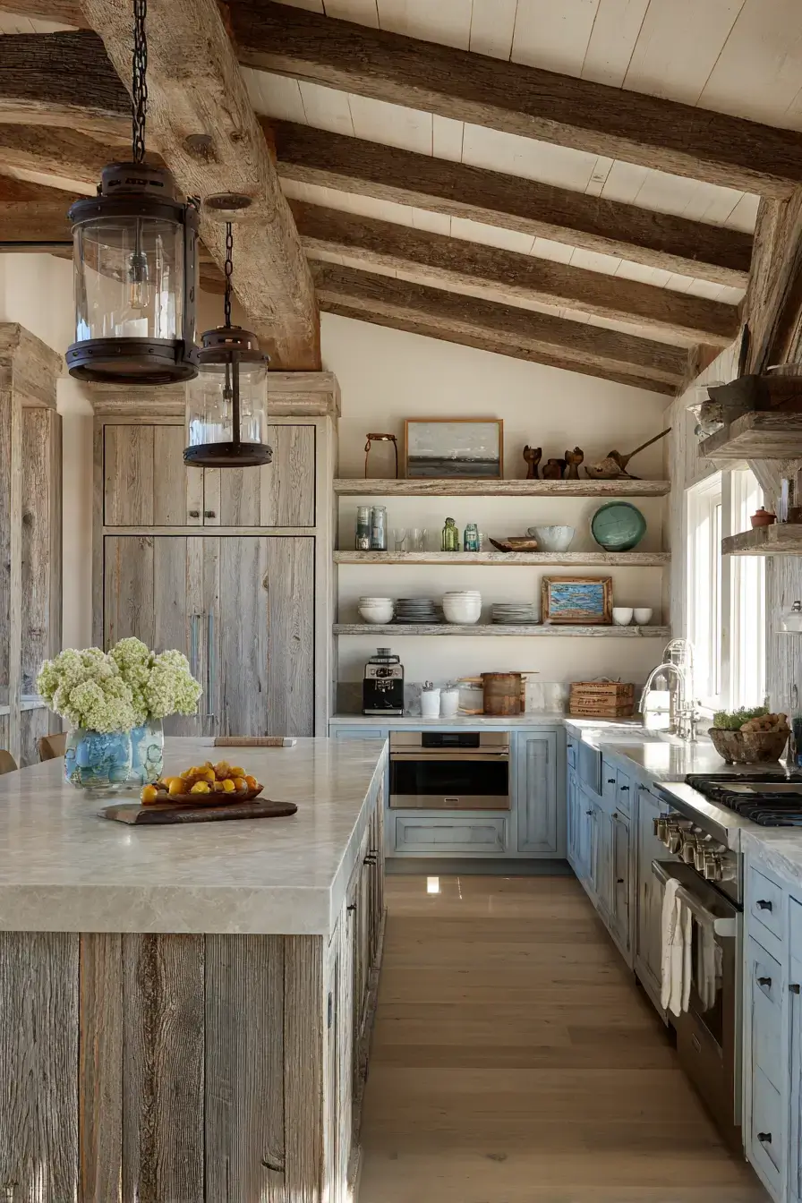 29 Coastal Kitchen Ideas That Carry the Shore Right to the Sink 24 coastal kitchen