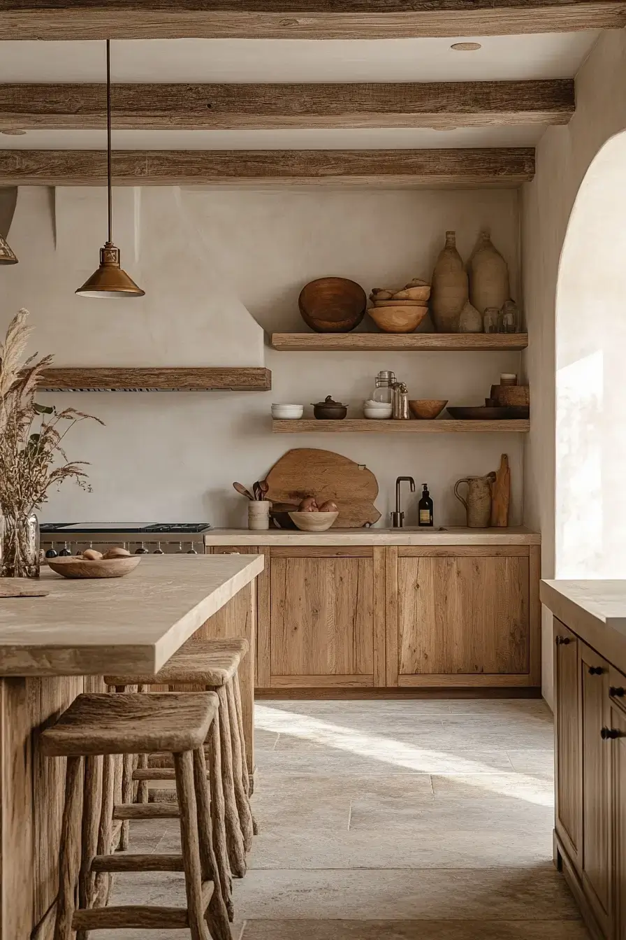 29 Rustic Kitchen Cabinets With the Kind of Grain You Can't Fake 25 rustic kitchen cabinets
